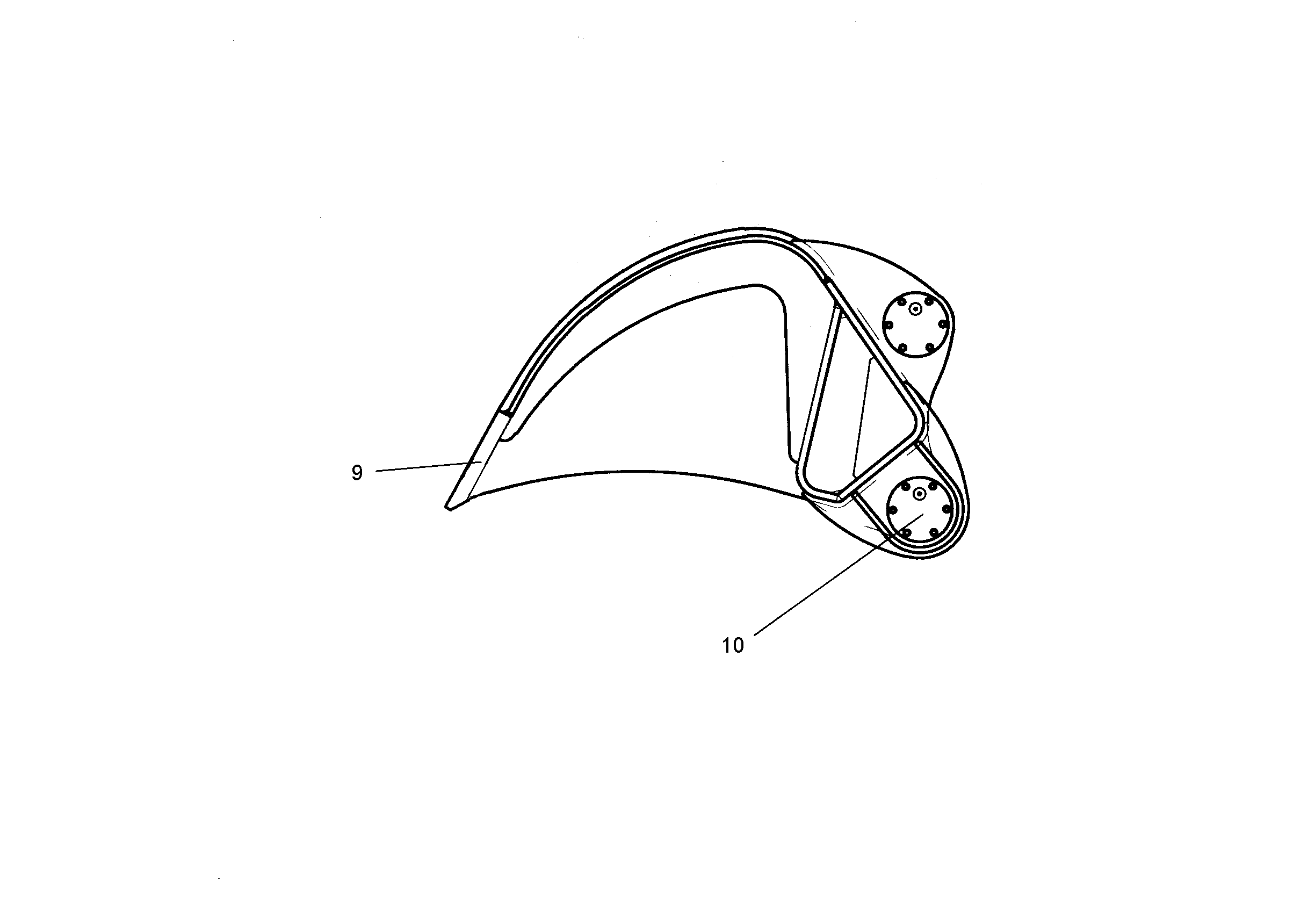 НОЖ 9835823 LIEBHERR