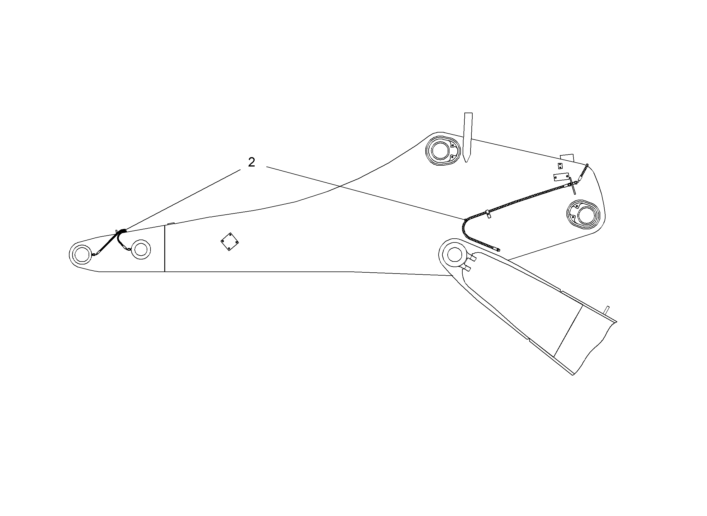 ПРОВОДКА МОНТАЖ AHS 9009714 LIEBHERR
