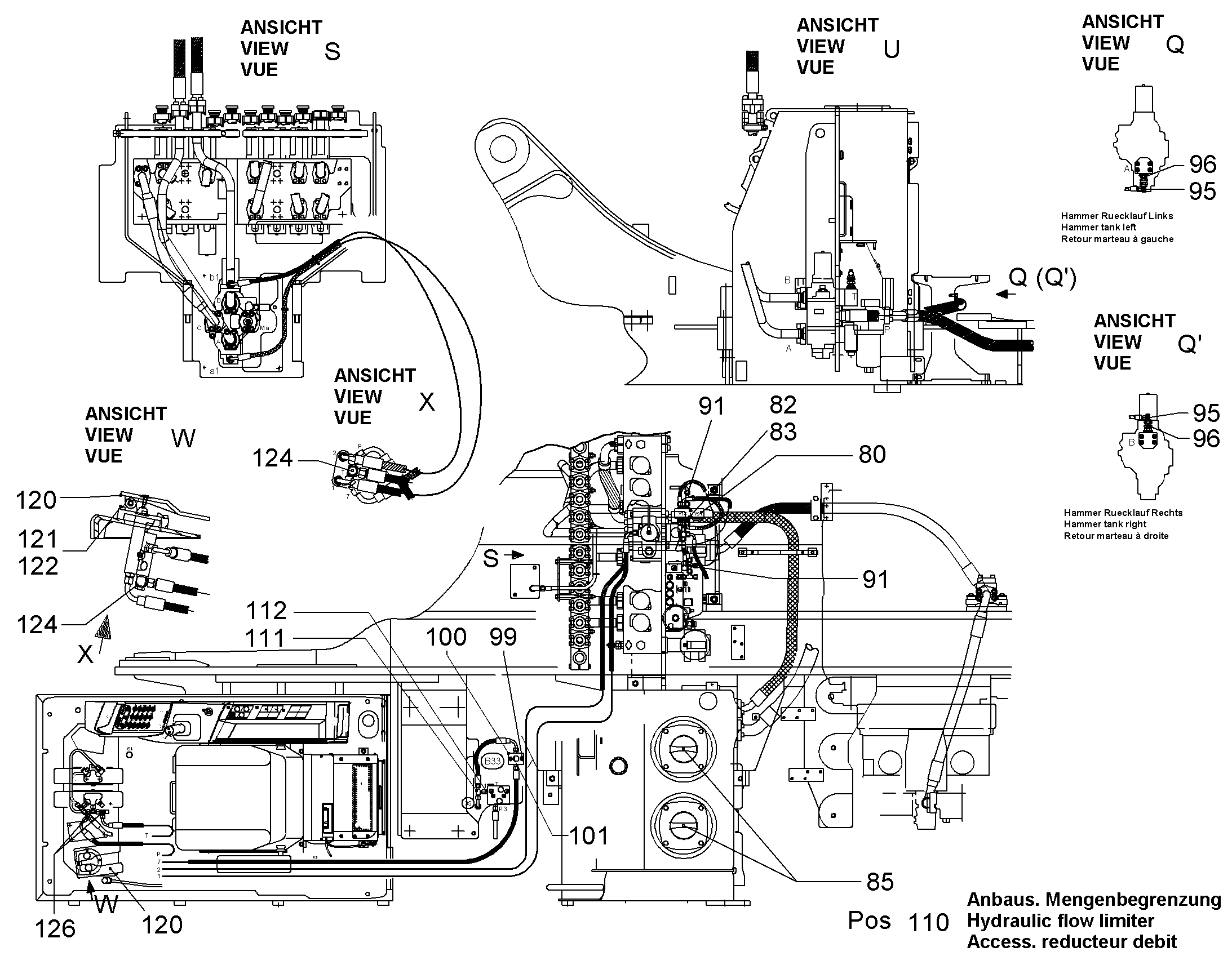 МОНТ.НАБ. ОГРАНИЧЕНИЕ ПОДАЧИ 9006556 LIEBHERR