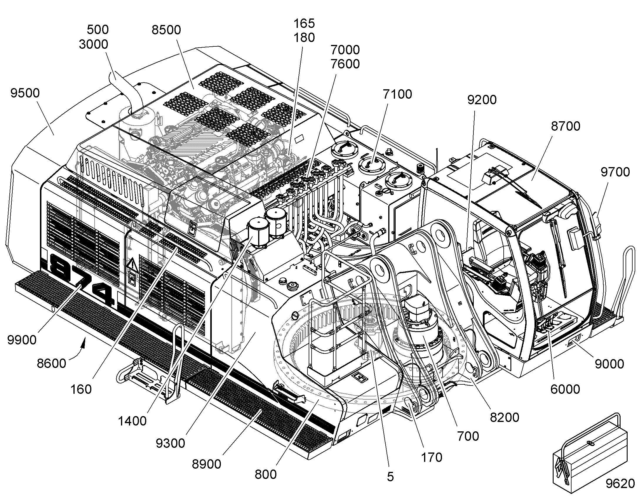 ЭЛЕКТРОУСТАНОВКА В ШАССИ 10058138 LIEBHERR