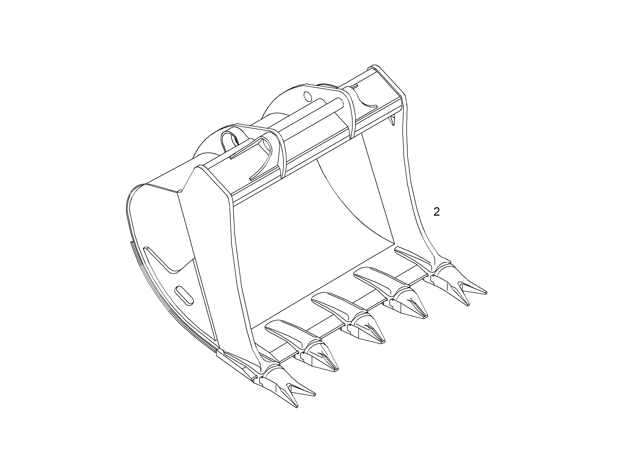 ЛОПАТА ОБРАТНАЯ HD 9017844 LIEBHERR