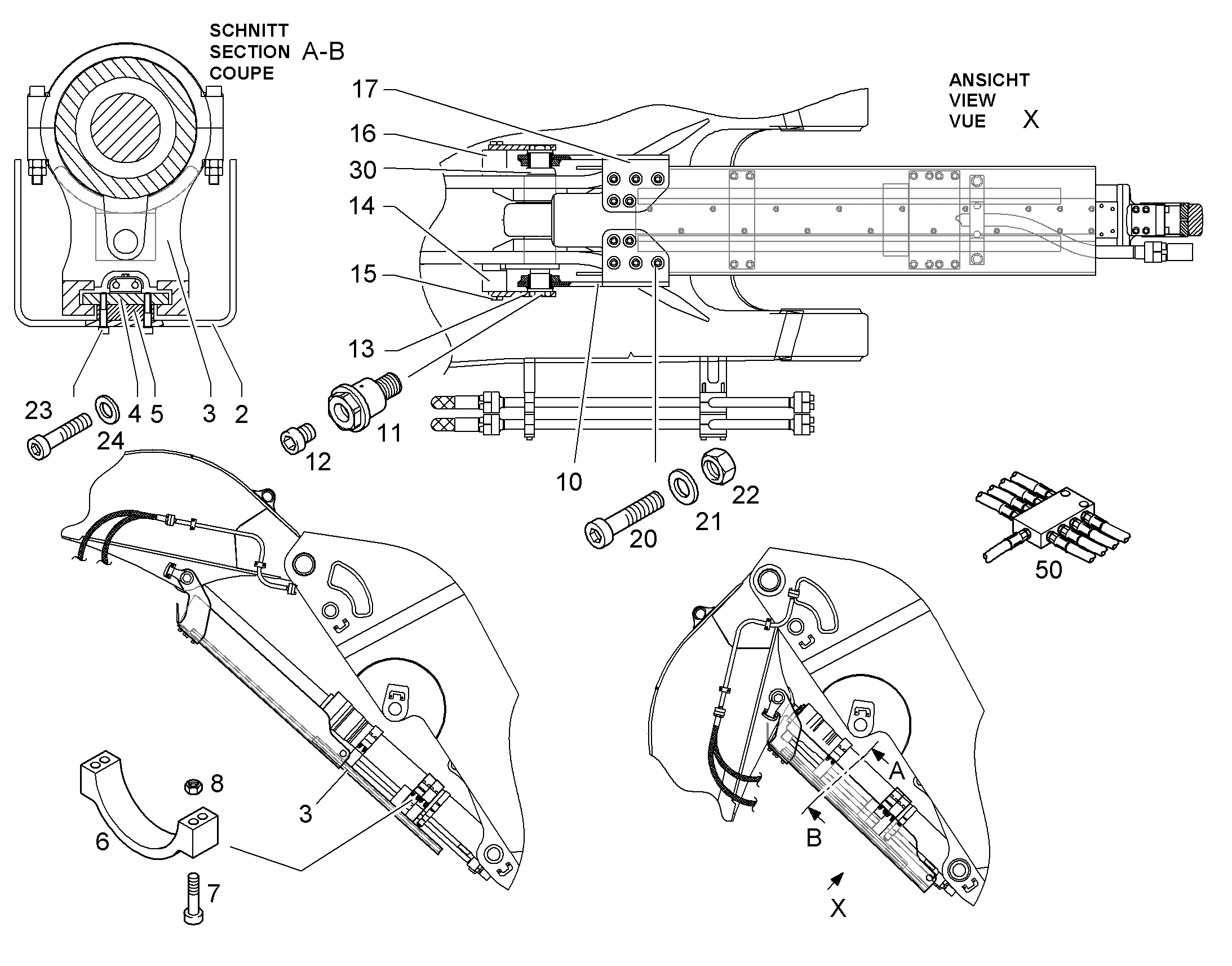 ПОВОДОК СЛЕВА 9878400 LIEBHERR