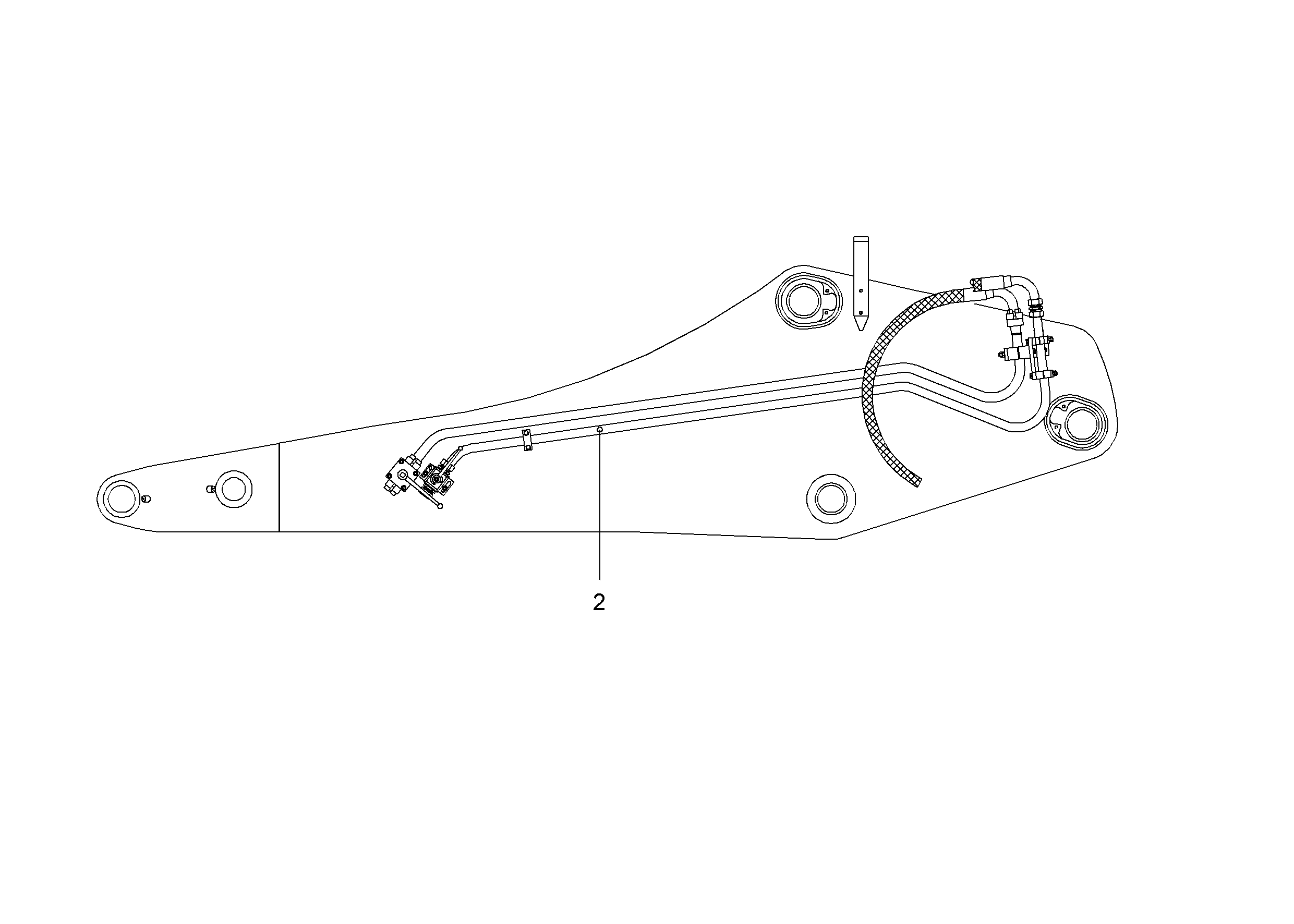 ПРОВОДКА МОНТАЖ AHS 9982742 LIEBHERR