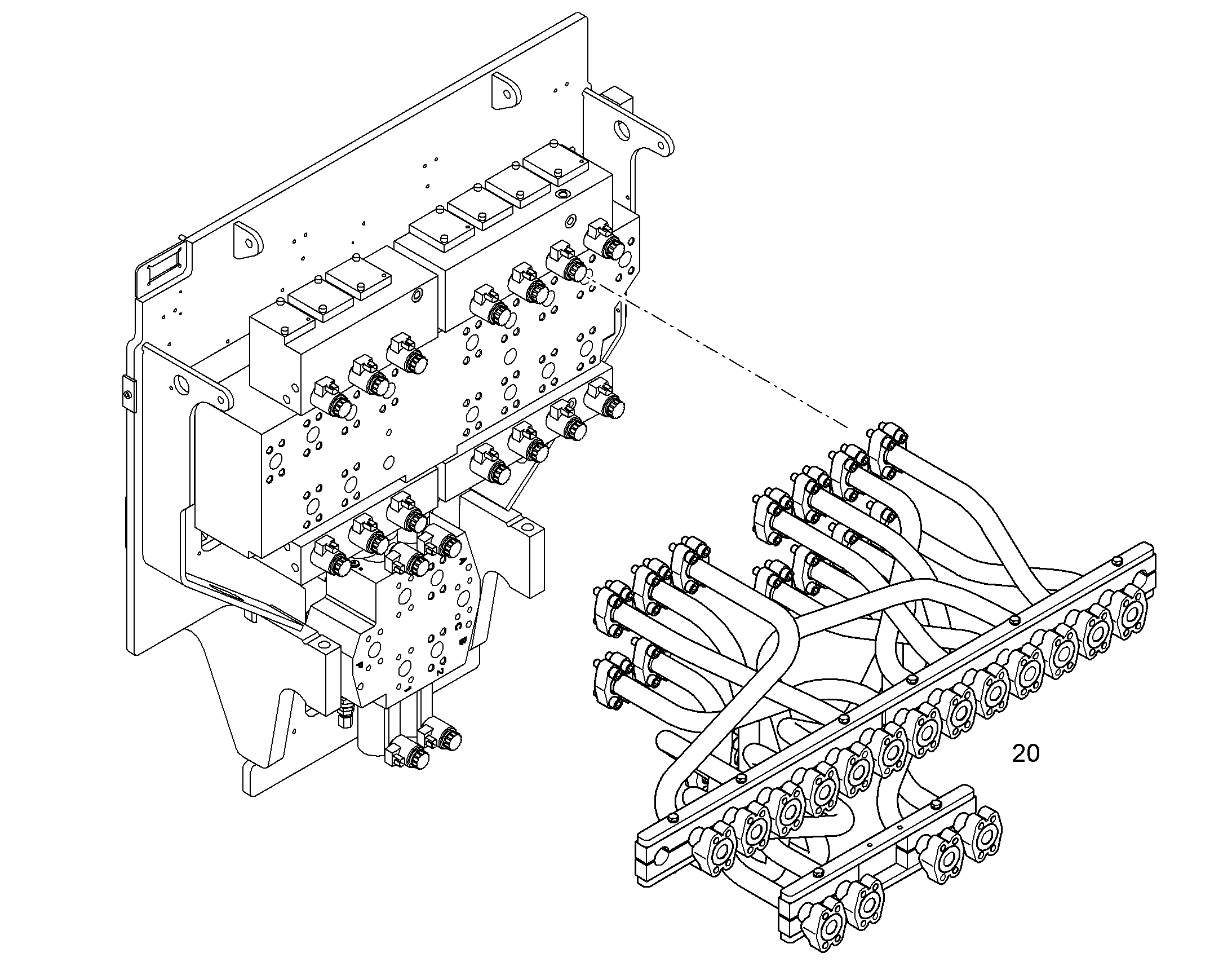 ЛИНИЯ НАПОРНАЯ 10095774 LIEBHERR