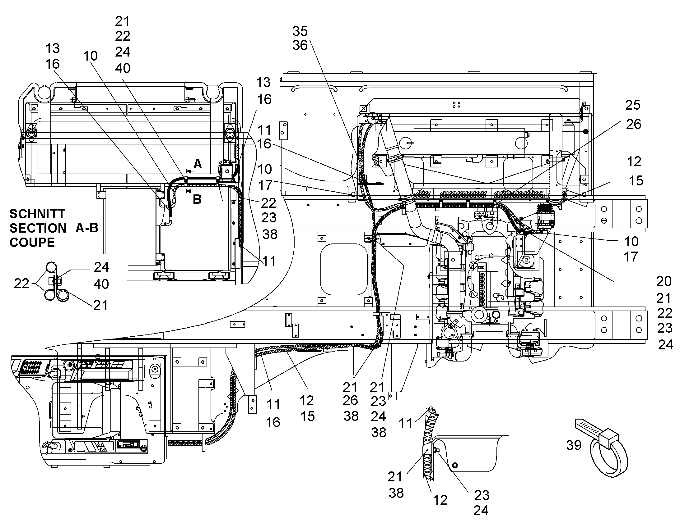 КАБИНА ВОДИТЕЛЯ-ВОЗВЫШЕНИЕ UM 3000 MM 10065725 LIEBHERR