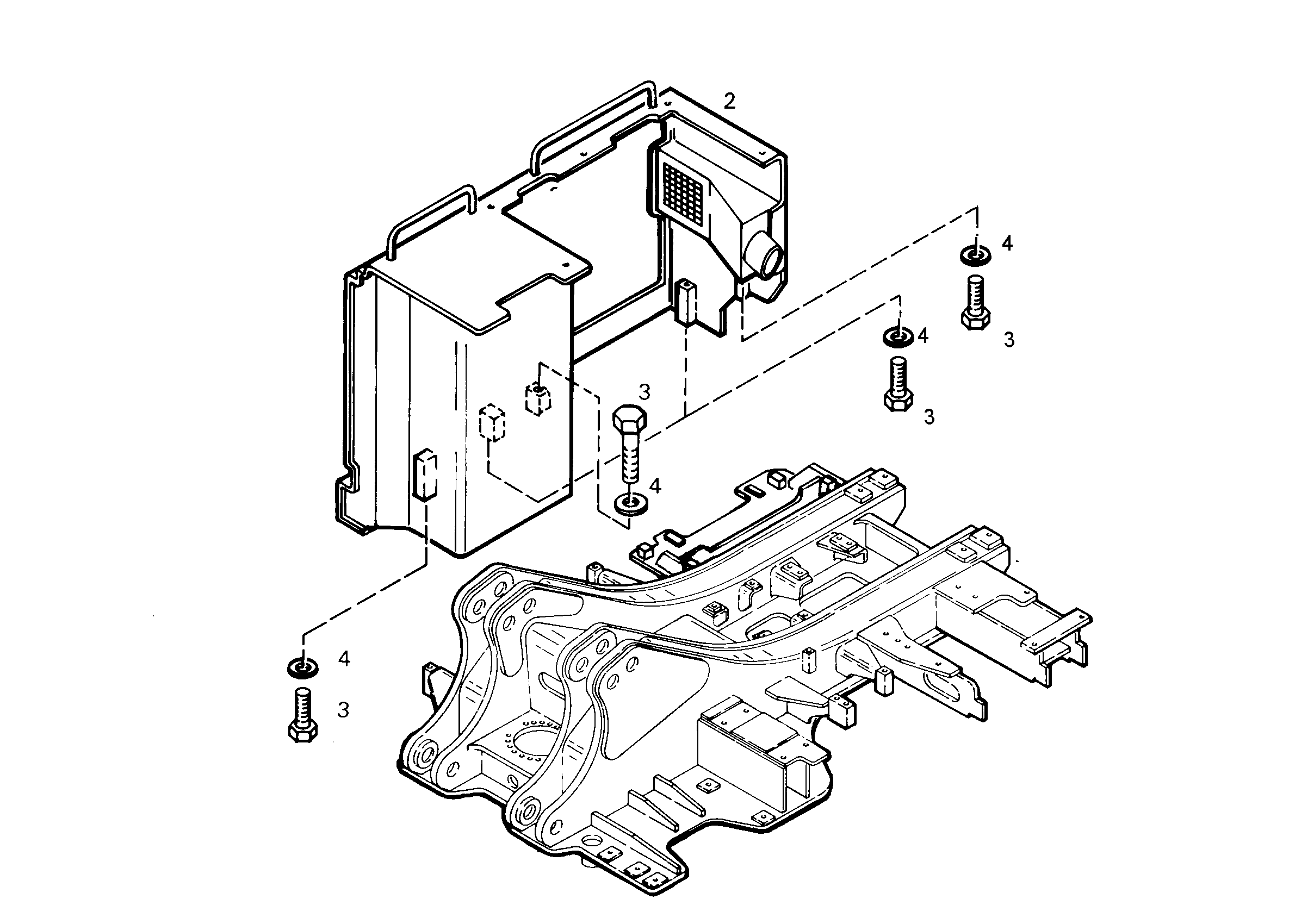 КОРПУС РАДИАТОРА 10058750 LIEBHERR