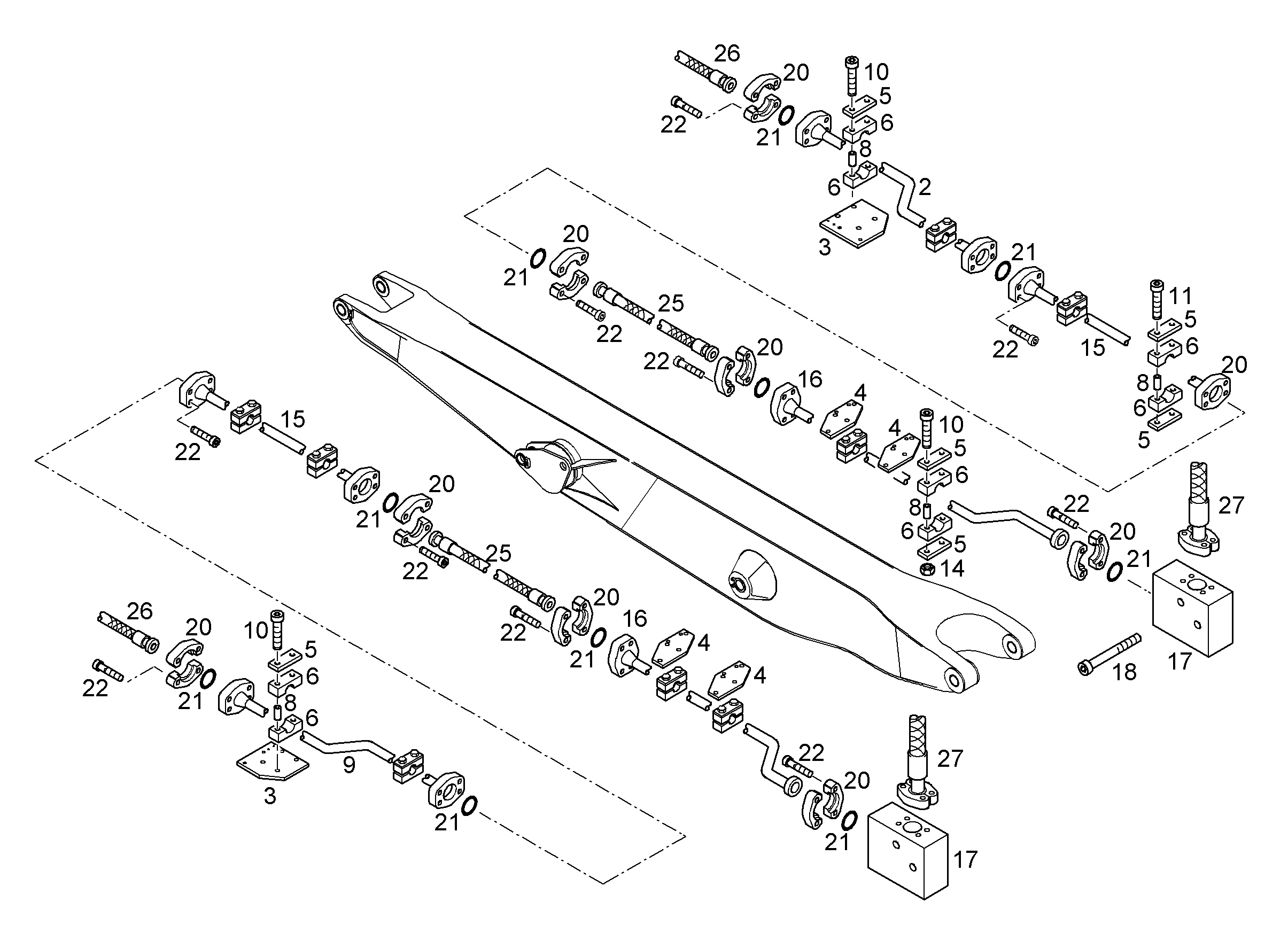ШЛАНГ 32X2115 10005349 LIEBHERR