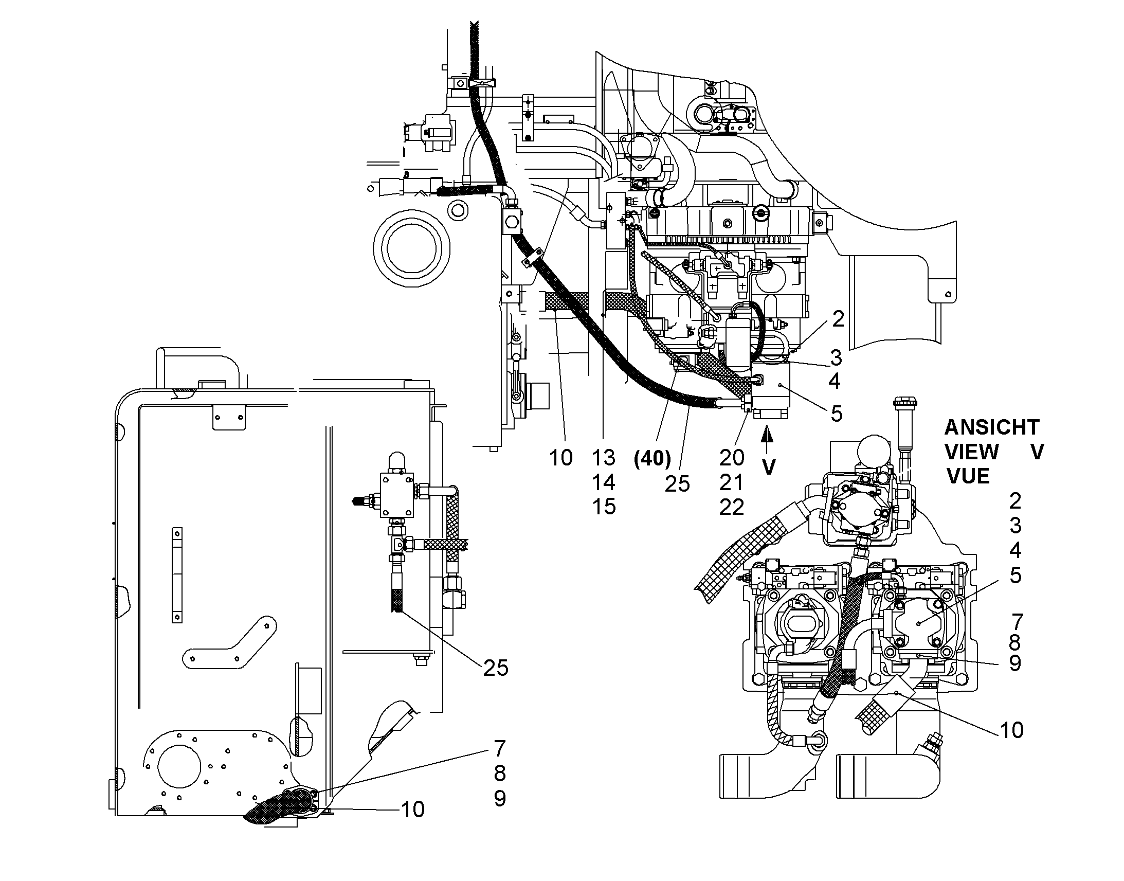 ШЛАНГ 20X1950 10005399 LIEBHERR