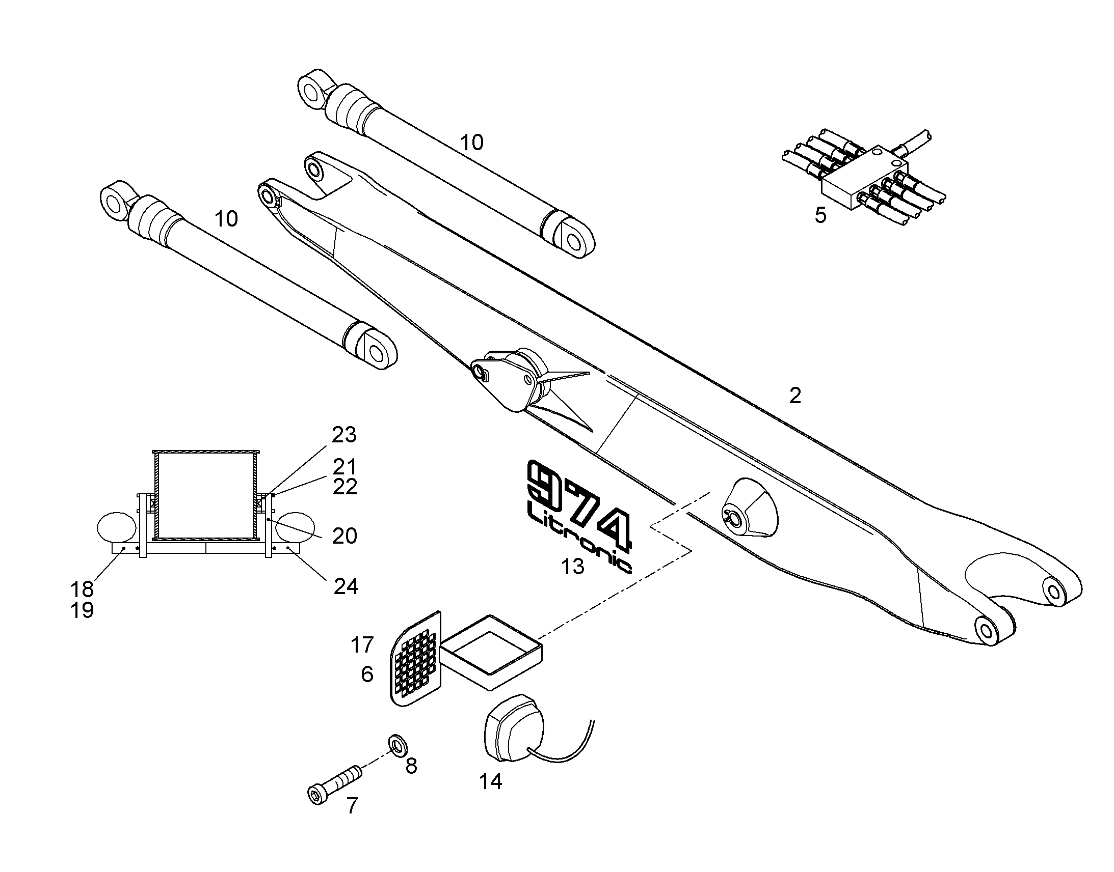 СМАЗОЧНЫЕ ЛИНИИ УСТАНОВКА 9871488 LIEBHERR