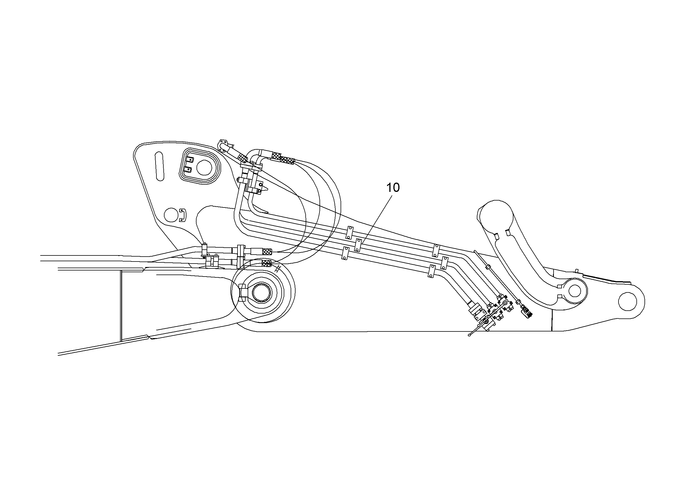 ПРОВОДКА МОНТАЖ AHS 10059877 LIEBHERR