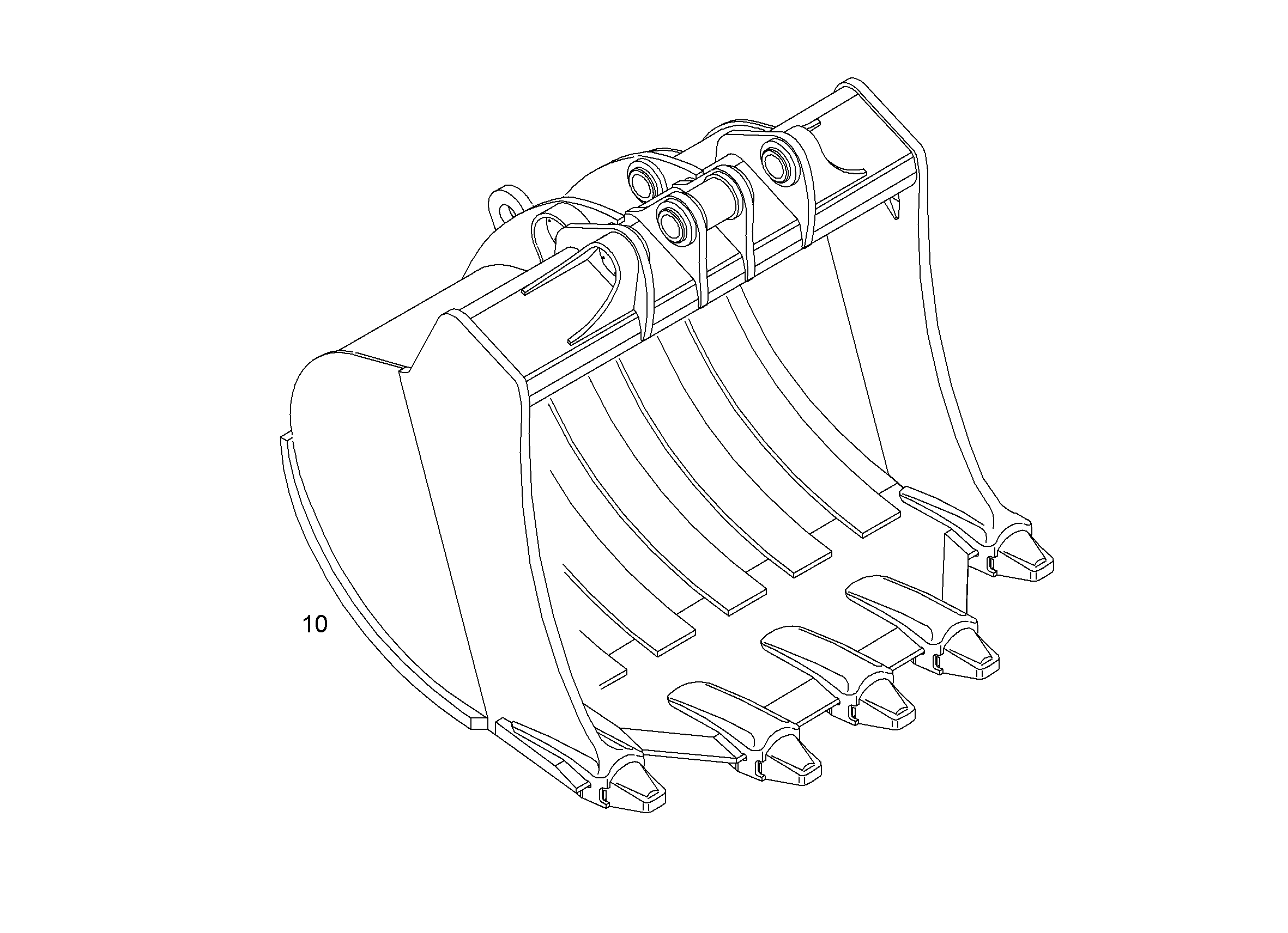 ЛОПАТА ОБРАТНАЯ HD 9877370 LIEBHERR