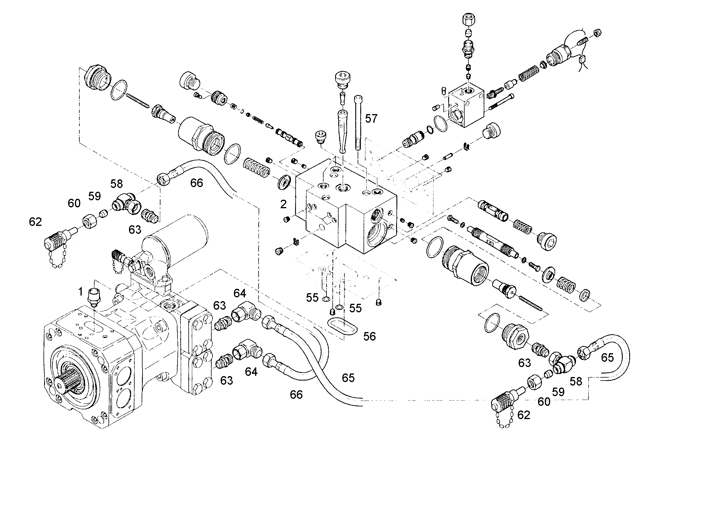 ШЛАНГОПРОВОД 5612263 LIEBHERR