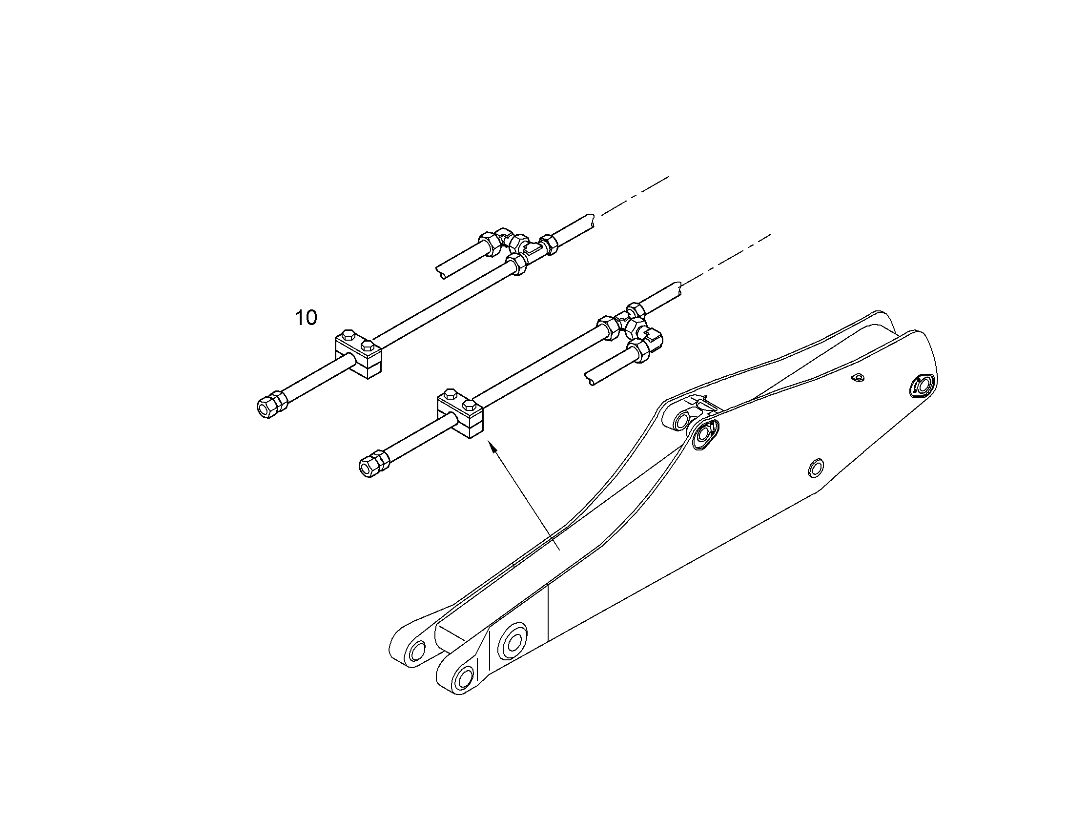 ПРОВОДКА ПРИВОД МЕХ. ПОВОРОТА 9879451 LIEBHERR