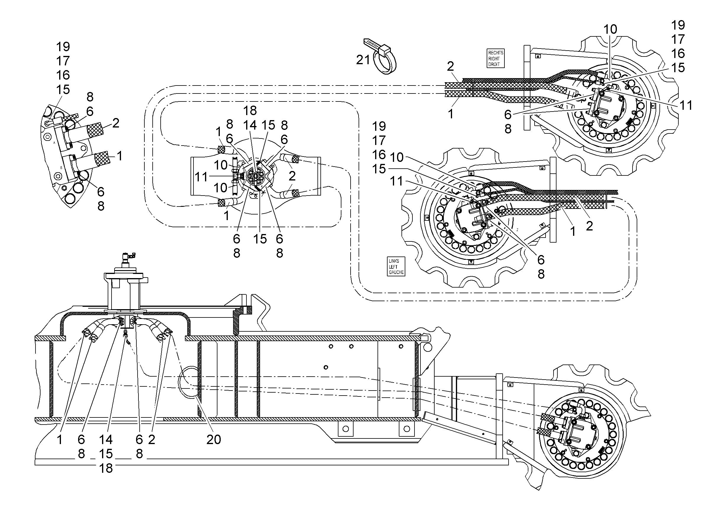 ШЛАНГ 32X4500 10005459 LIEBHERR