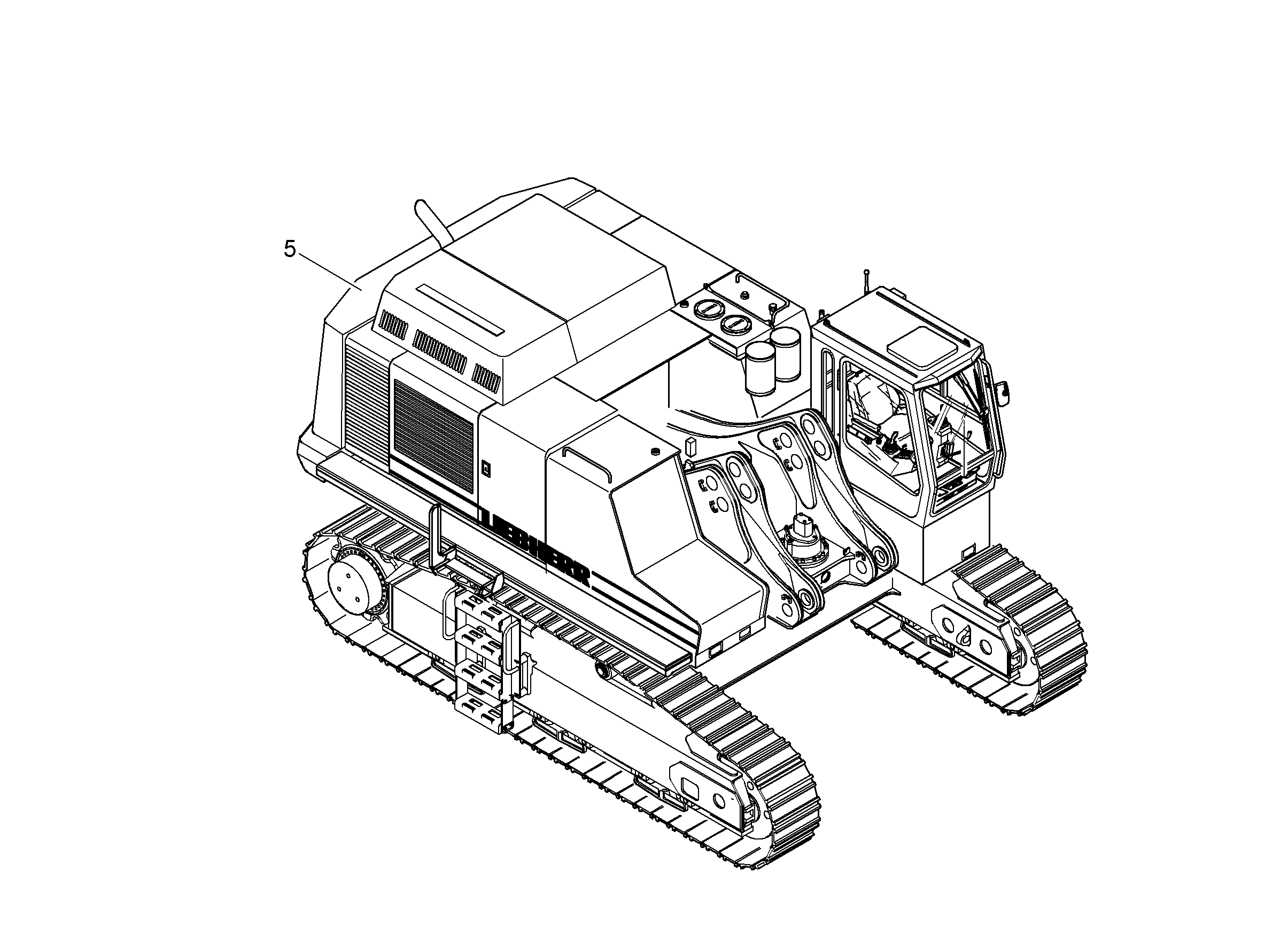 ГИДРАВЛИКА ДЛЯ СЪЕМА БАЛЛАСТ 9878884 LIEBHERR