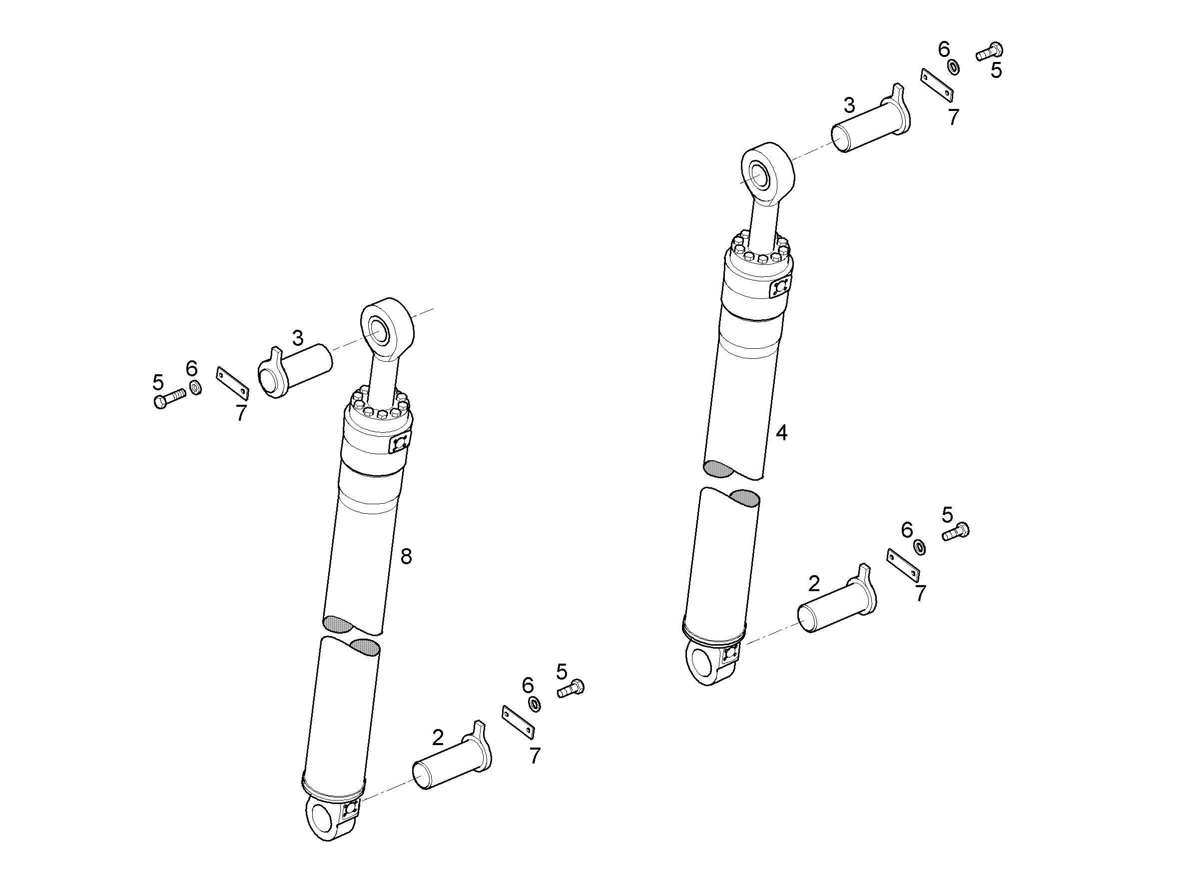 ГИДРОЦИЛИНДР 9594052 LIEBHERR
