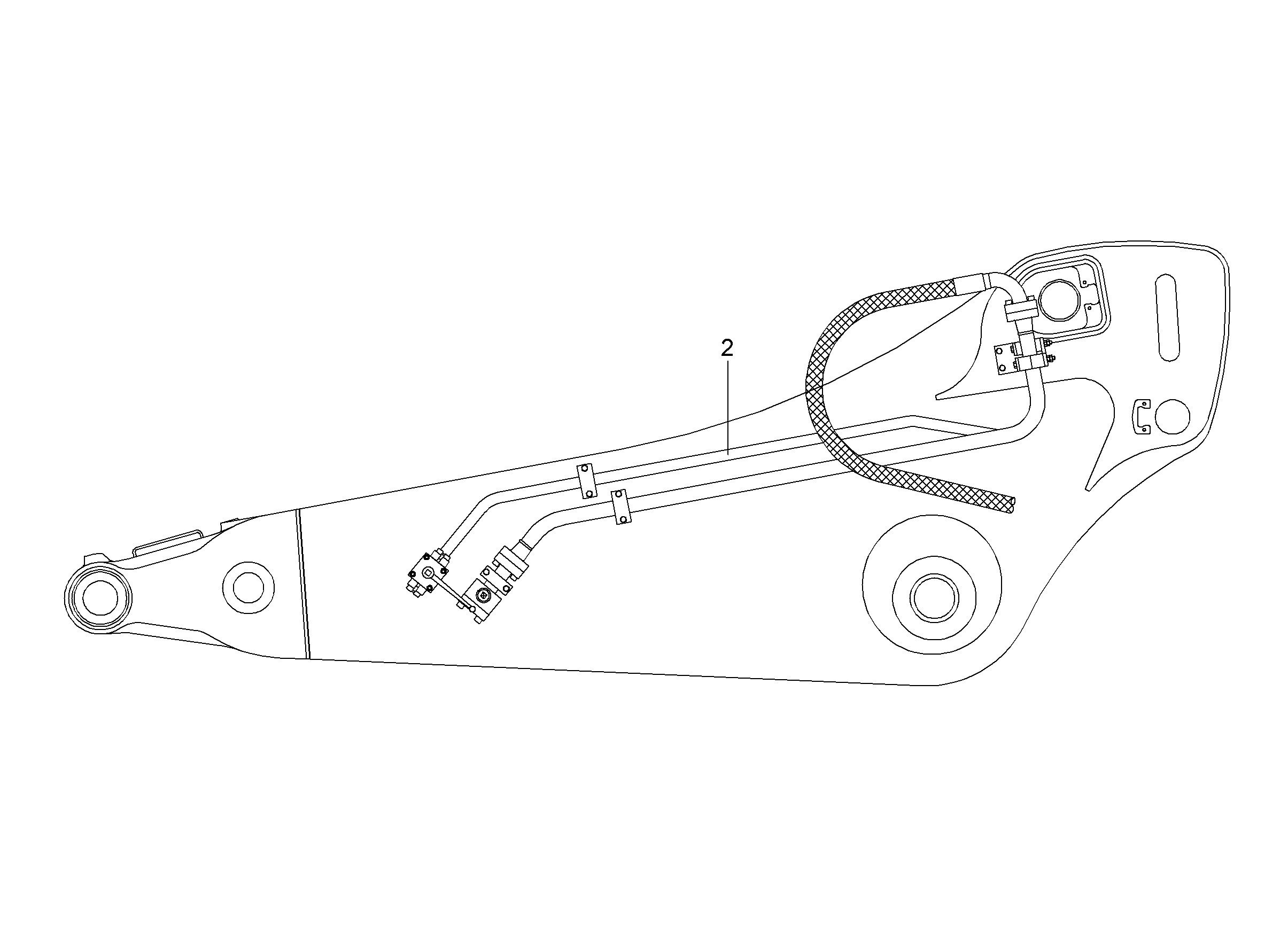 ПРОВОДКА МОНТАЖ AHS 9005111 LIEBHERR