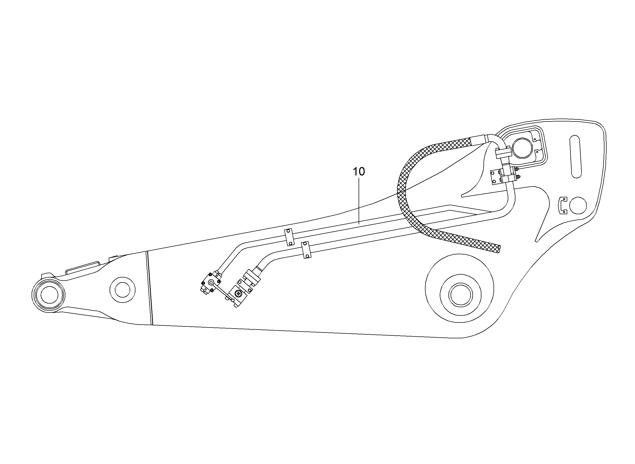 ПРОВОДКА МОНТАЖ AHS 9007466 LIEBHERR