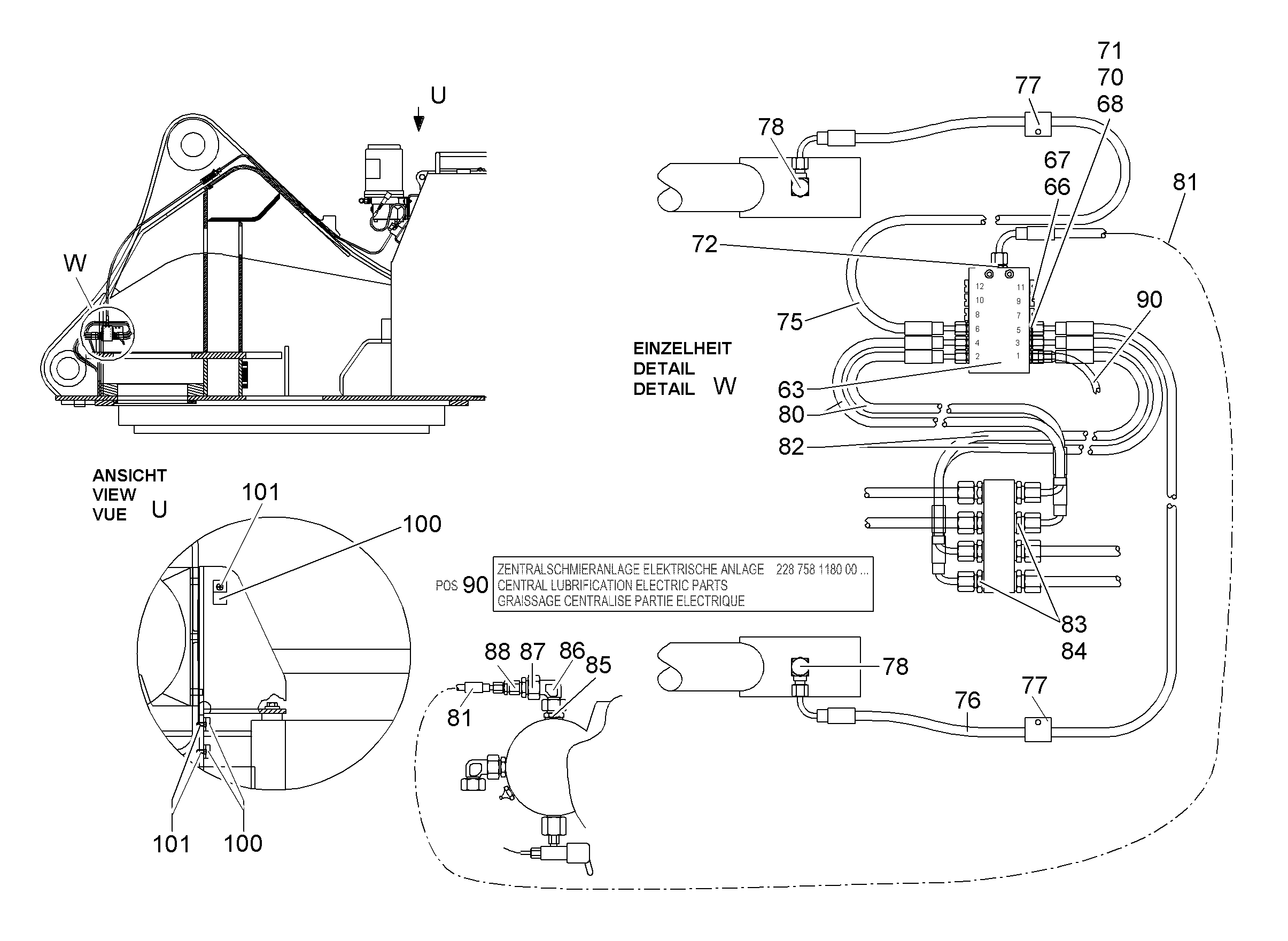 ШЛАНГ 5X1380 10008940 LIEBHERR