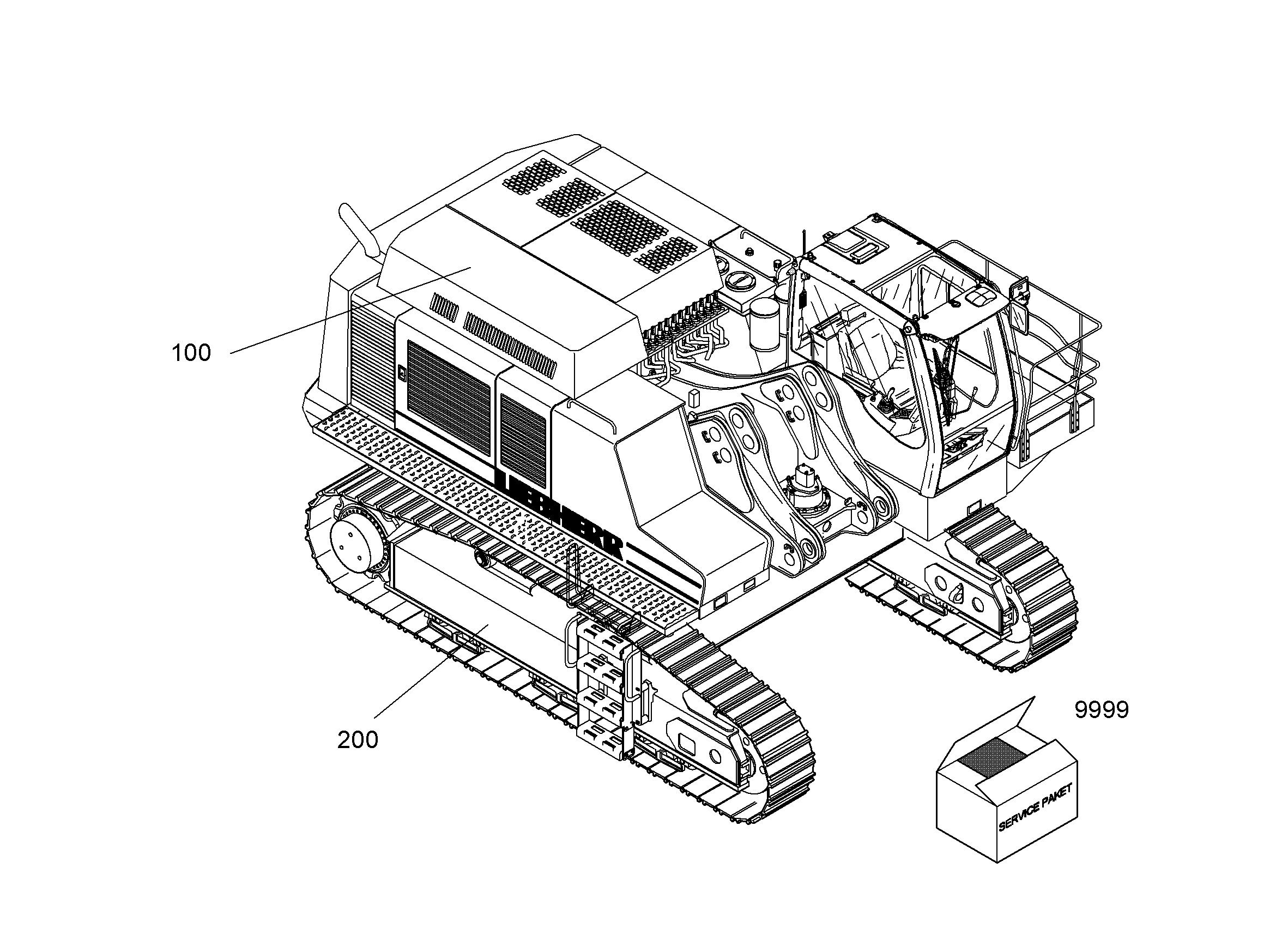 ОСНОВНОЕ УСТРОЙСТВО R974 B HD LITRONIC 9010053 LIEBHERR