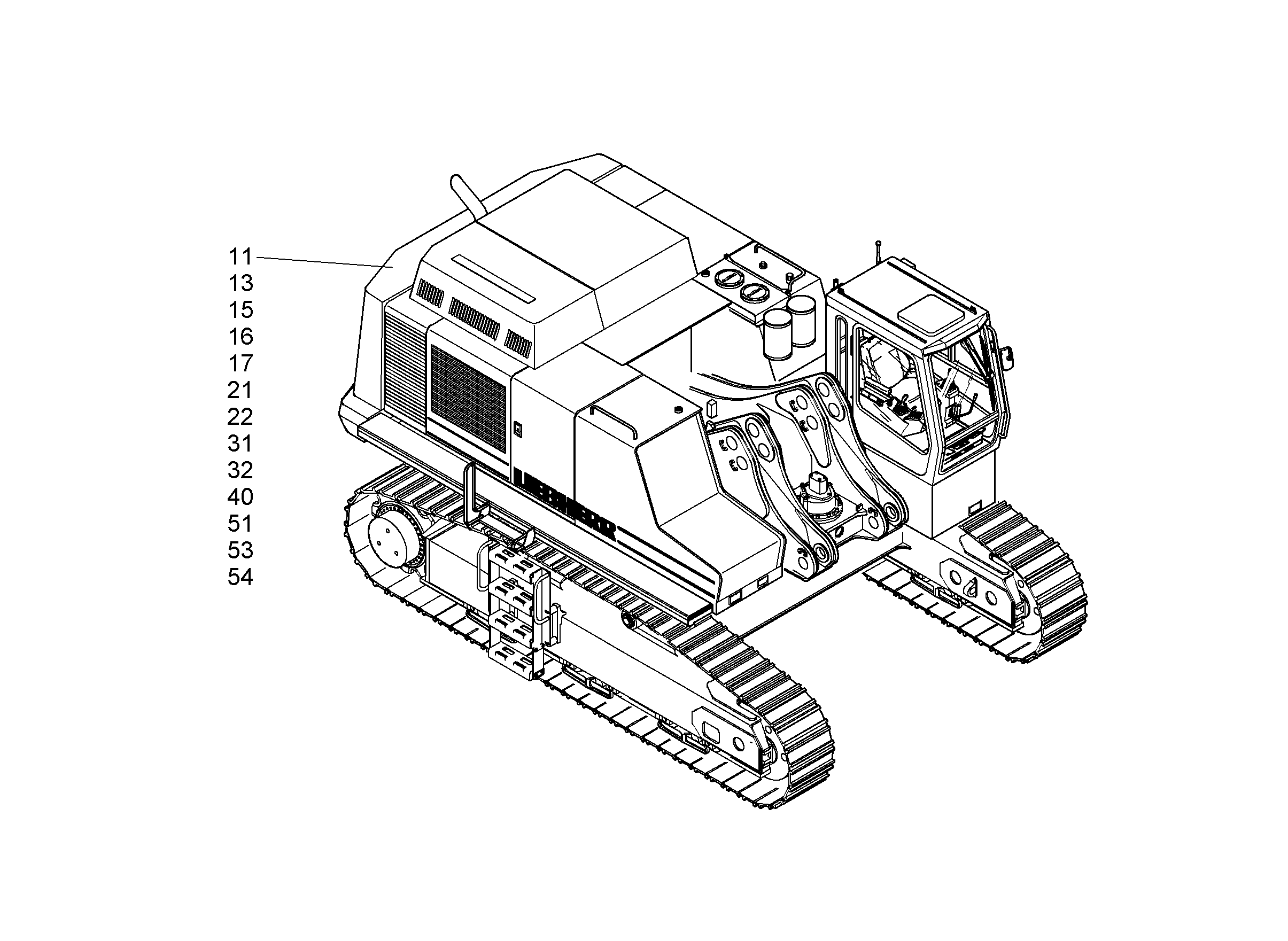 КОМПЛЕКТ КАБЕЛЕЙ X150-Y* 9008400 LIEBHERR