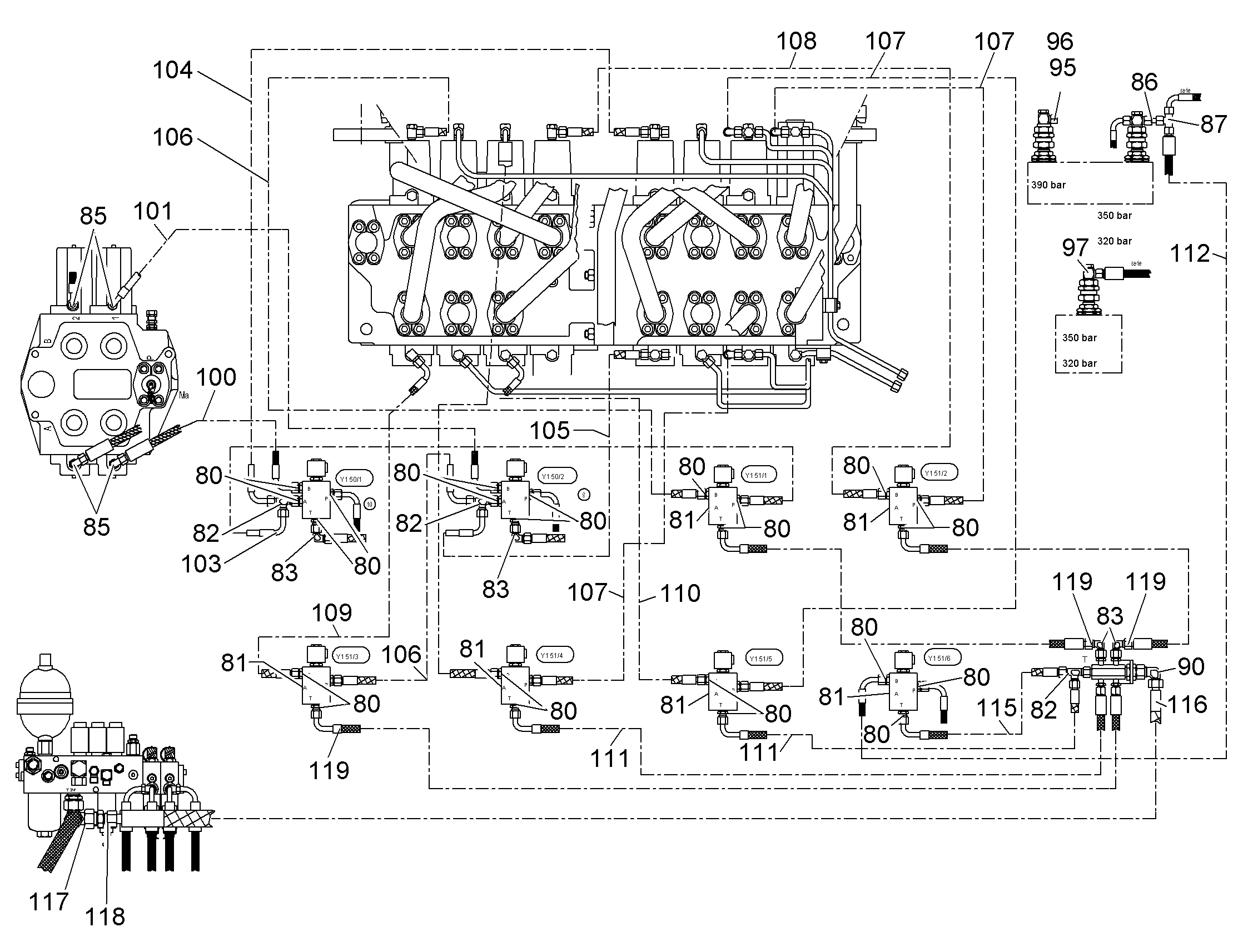 ШЛАНГ 10X900 10009472 LIEBHERR