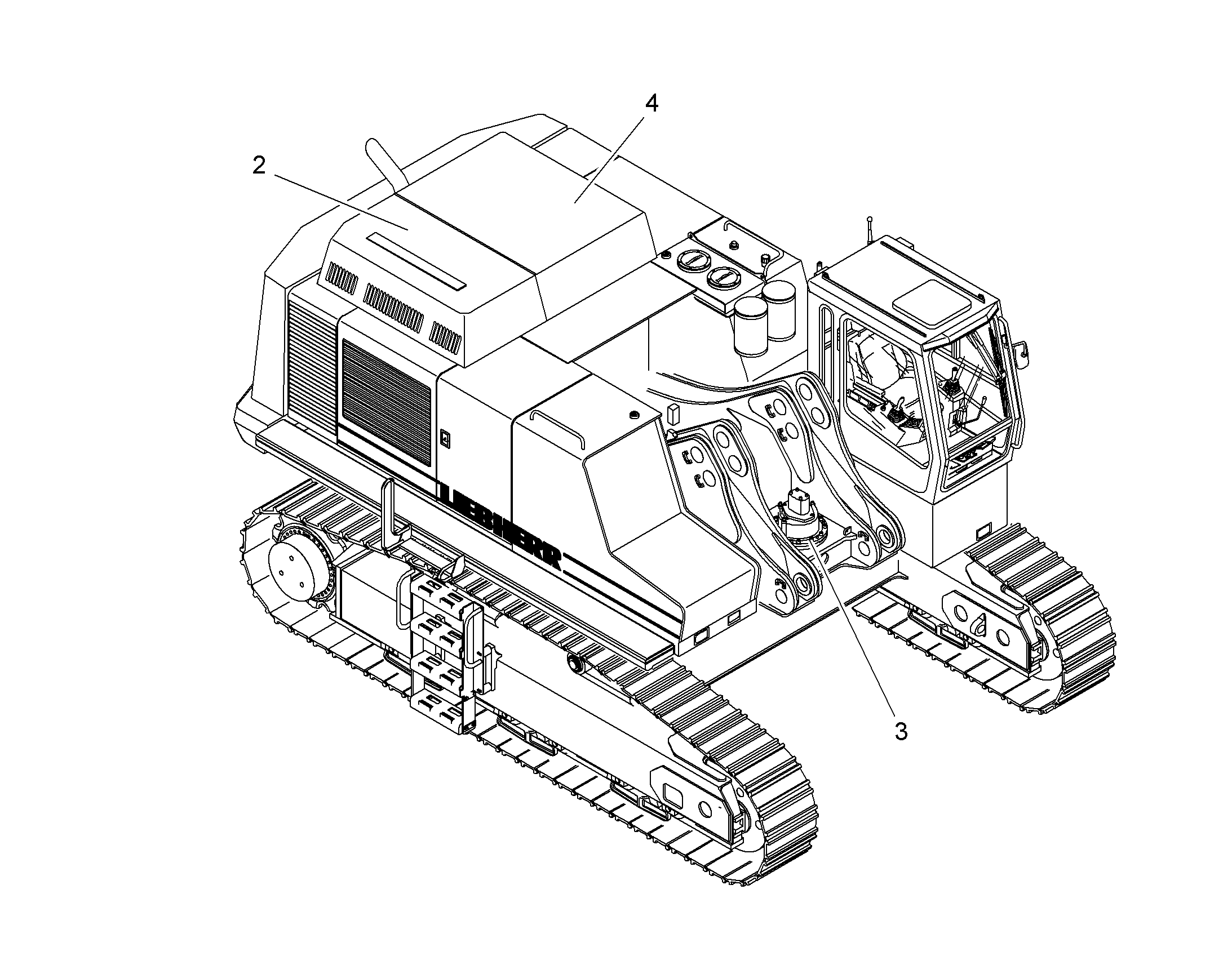 КРУГ КАТАНИЯ, УСТАНОВКА 9012432 LIEBHERR