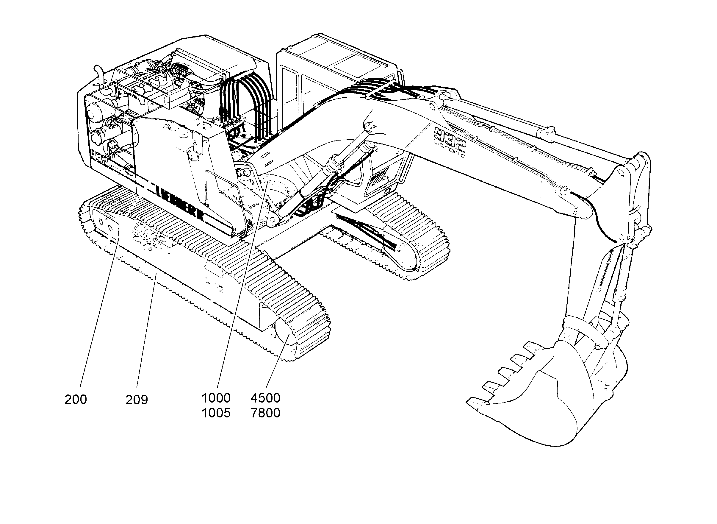 ЦЕПЬ 600mm 5612957 LIEBHERR