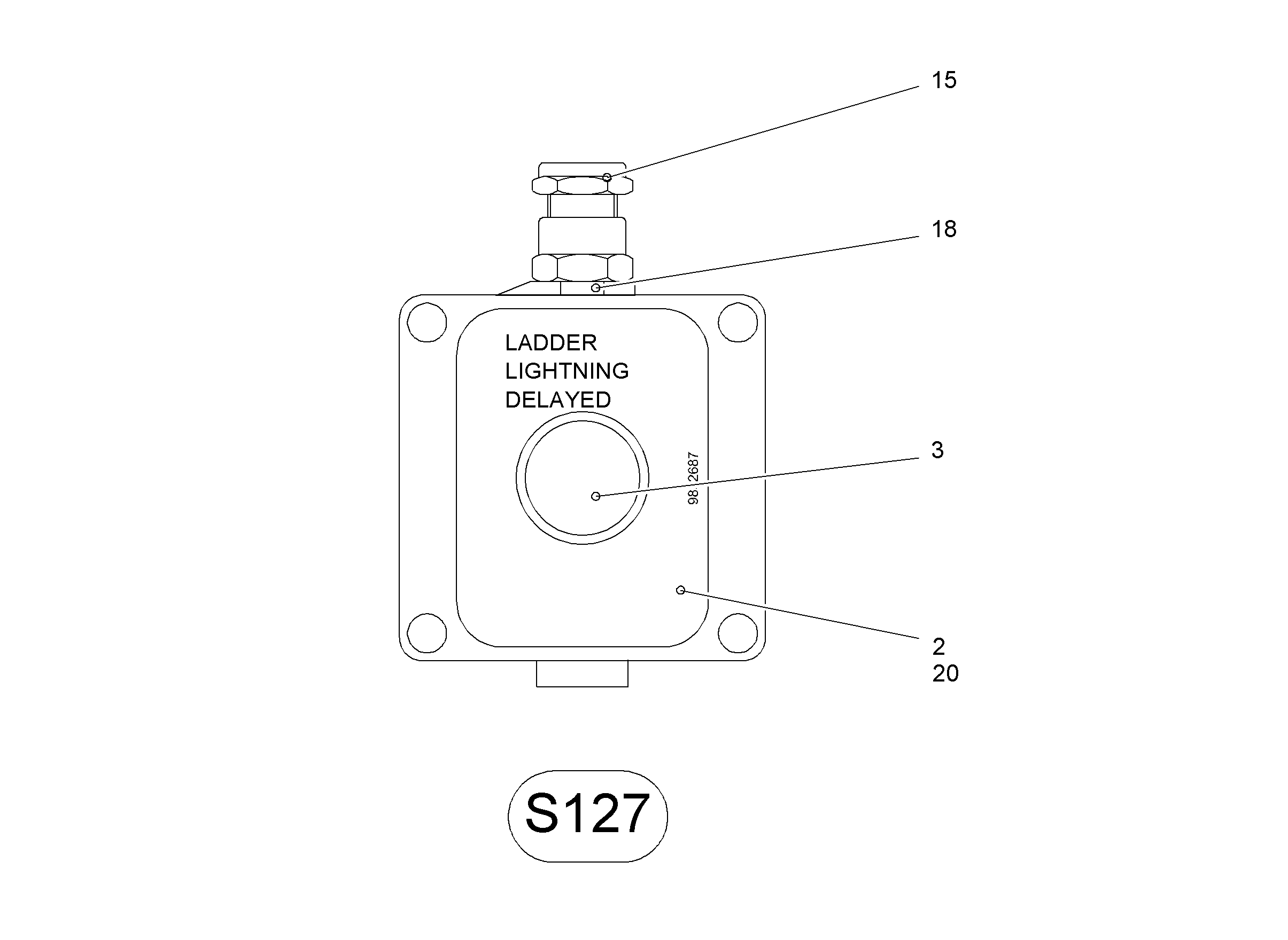 ЭТИКЕТКА LEITER LICHT 74mmX54mm 9892687 LIEBHERR