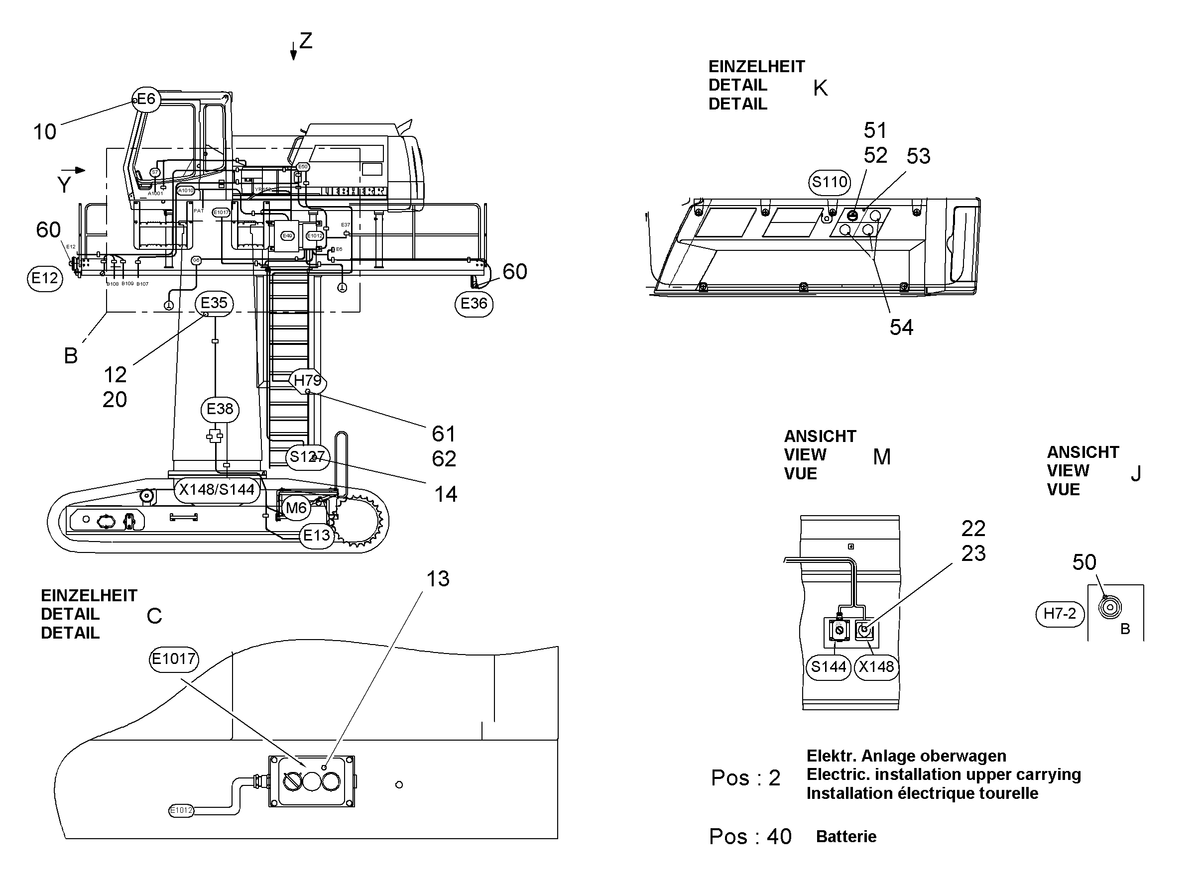 ПРОЖЕКТОР ДОПОЛНИТЕЛЬНЫЙ 9822094 LIEBHERR