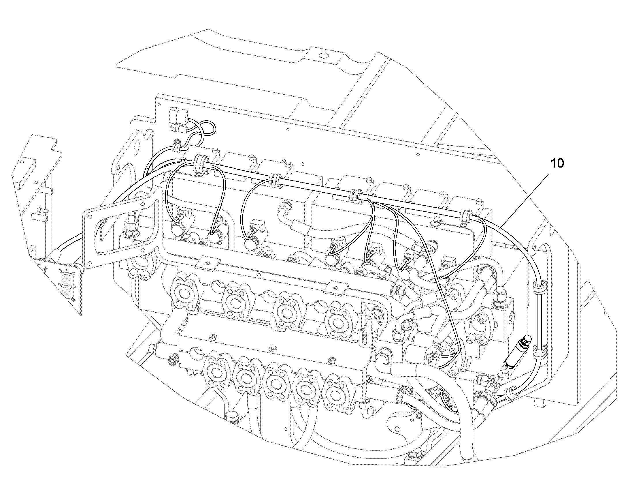 ЭЛЕКТРОПРОВОДКА RAYCHEM 10828620 LIEBHERR