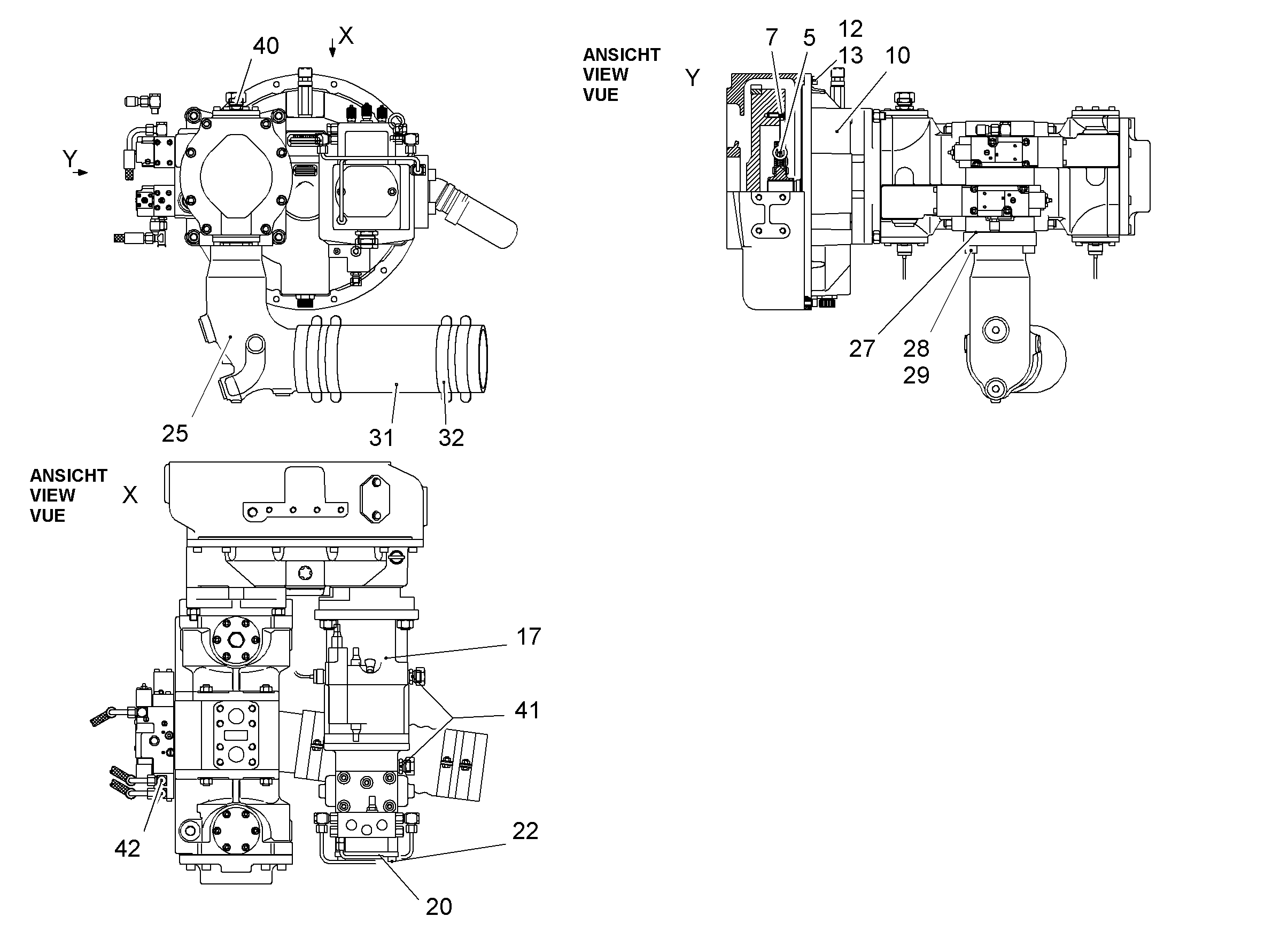 КРЫШКА ЗАПОРНАЯ 5614286 LIEBHERR