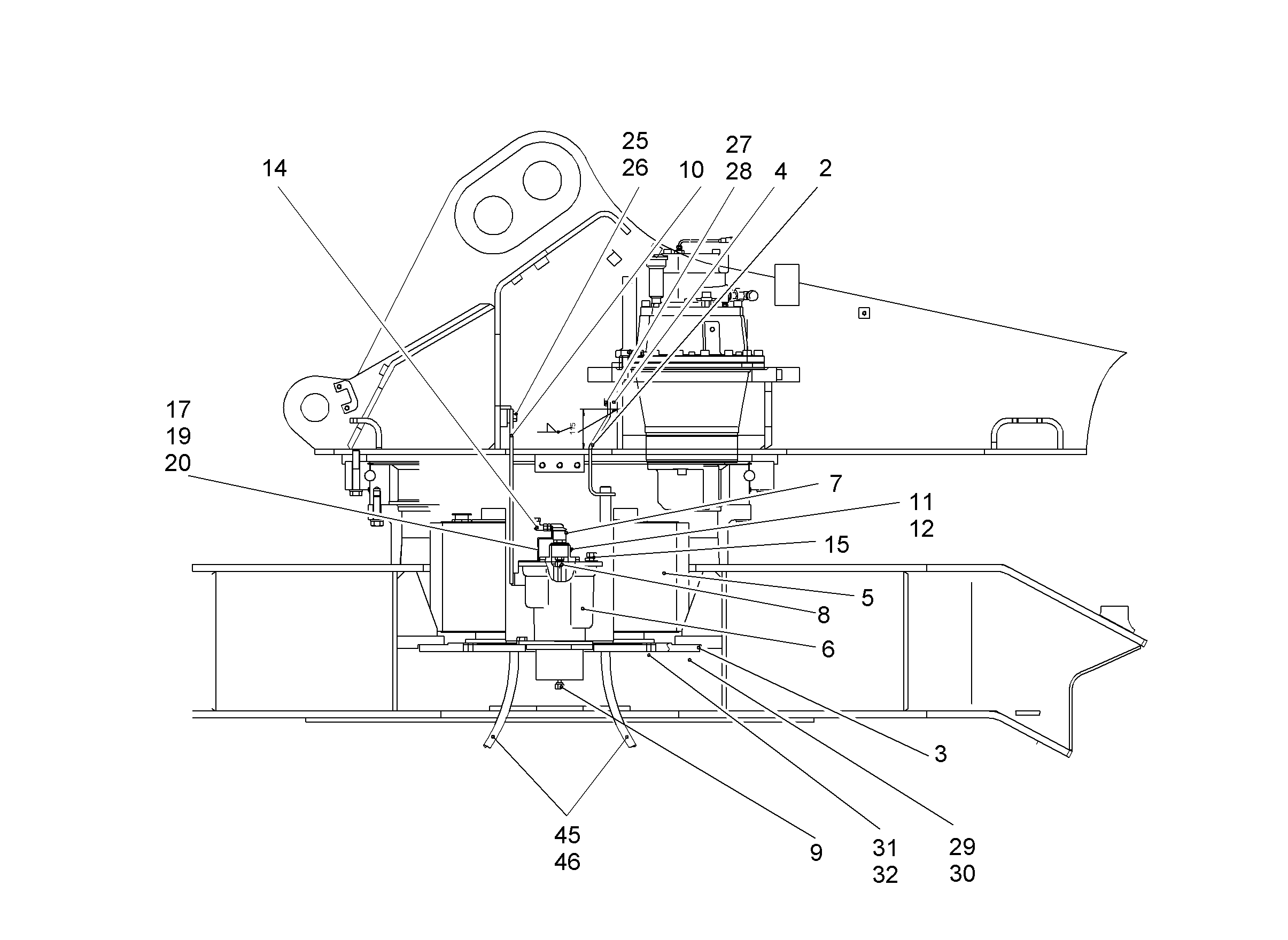 ПОВОДОК 9892453 LIEBHERR