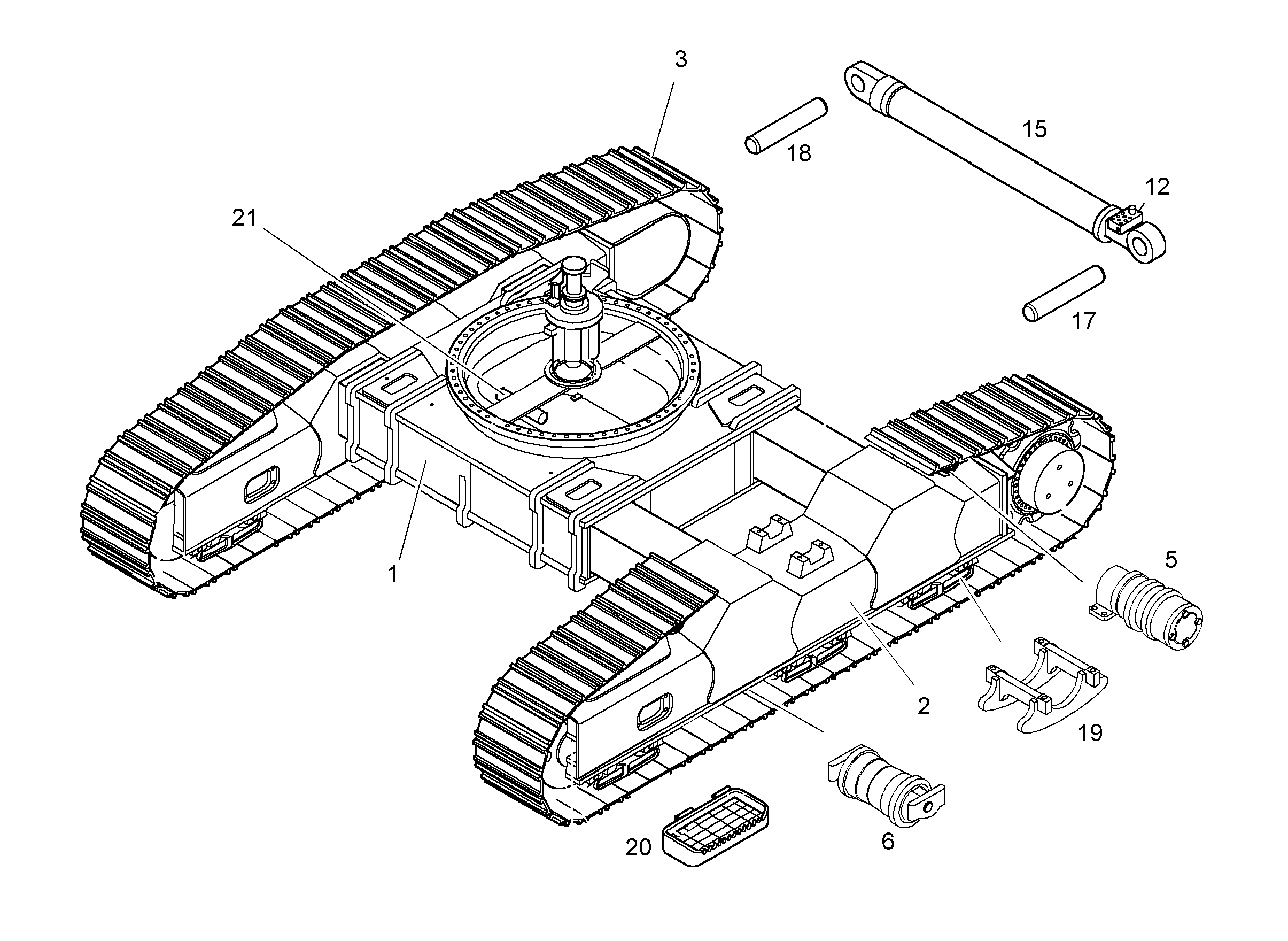СРЕДНЯЯ ЧАСТЬ 10004485 LIEBHERR