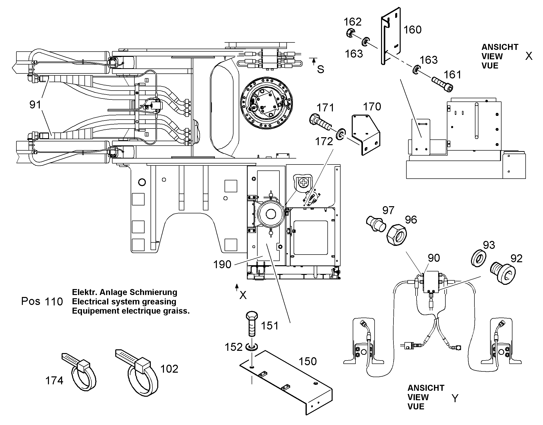 ЭЛЕКТРИЧЕСКАЯ УСТАНОВКА СМАЗКИ 9874719 LIEBHERR