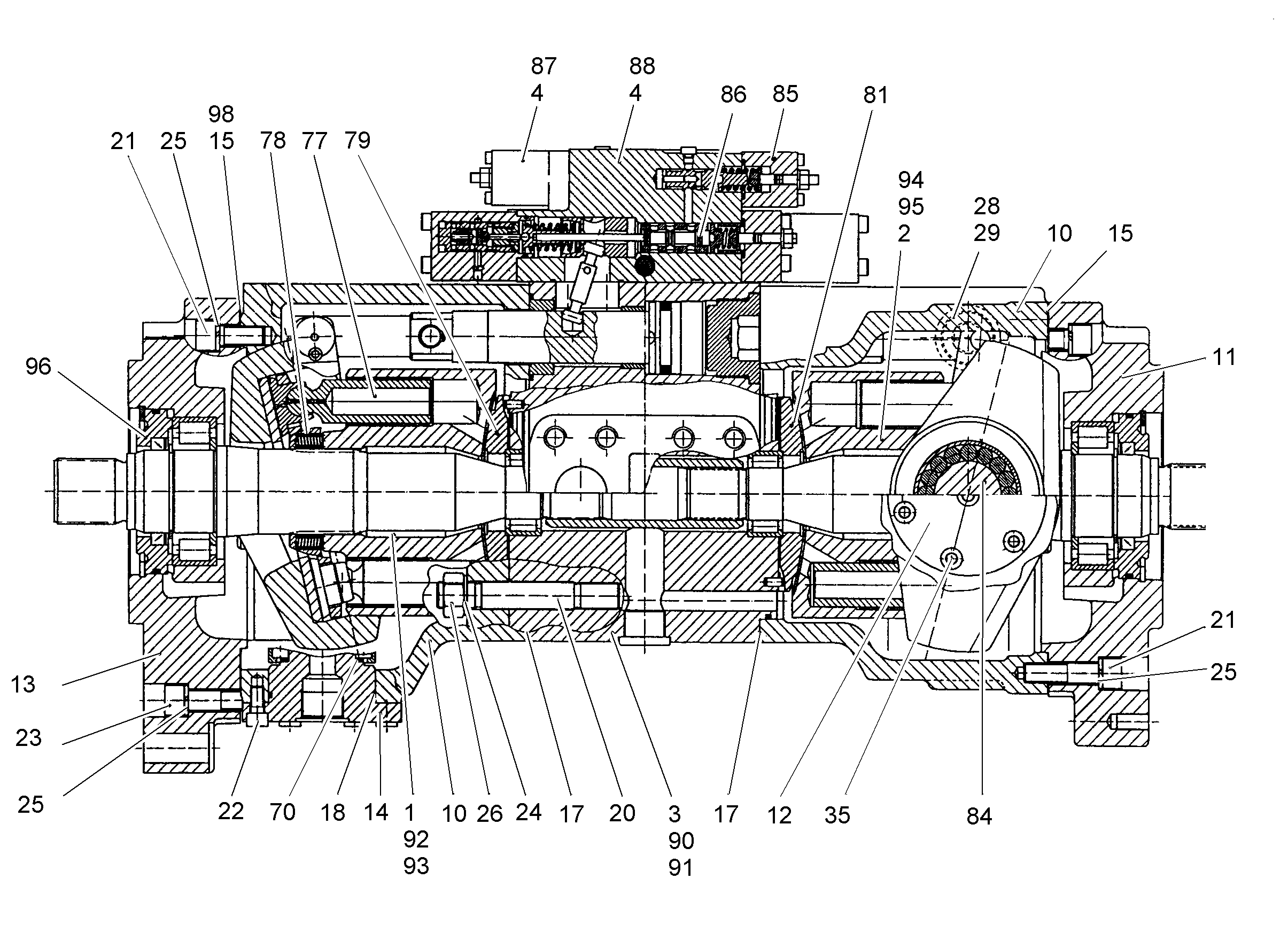 КОРПУС СОЕДИНИТЕЛЬНЫЙ NG 125 9889824 LIEBHERR