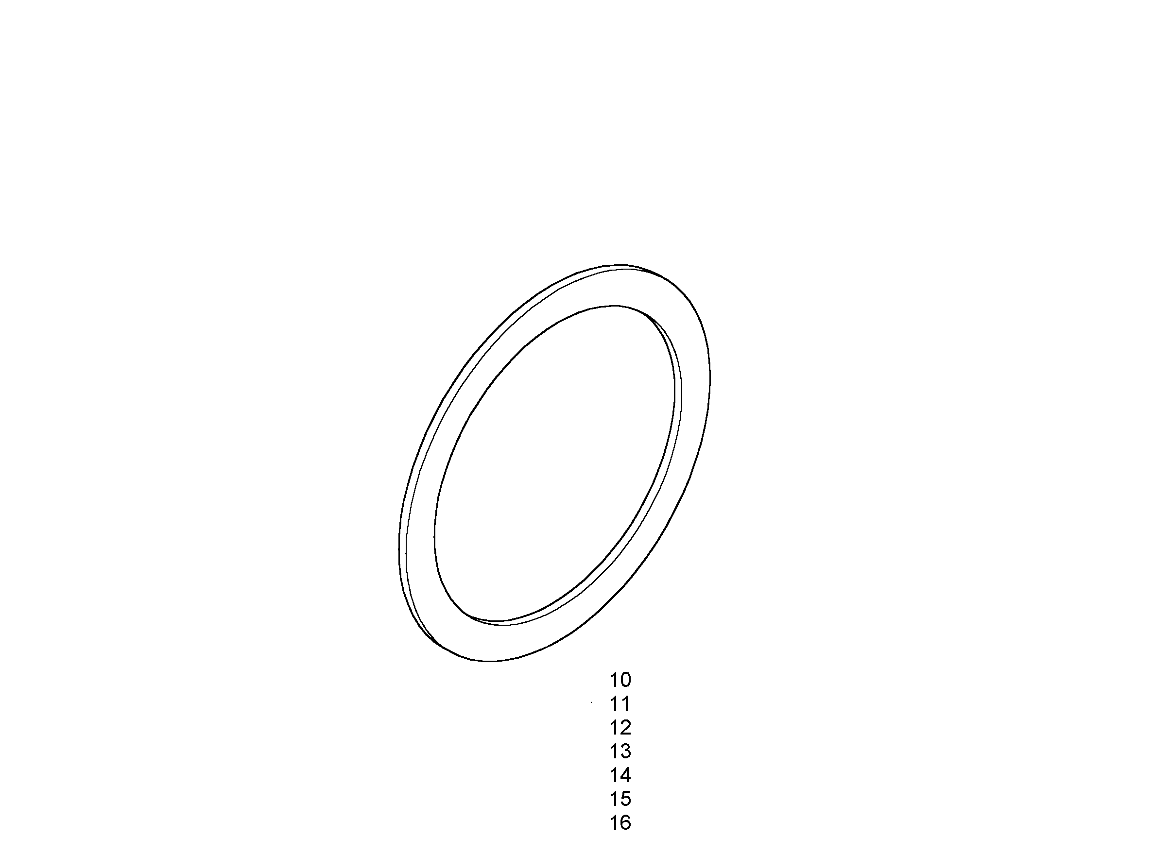 ПРОМЕЖУТОЧНОЕ КОЛЬЦО 42X51X2,9 9880684 LIEBHERR