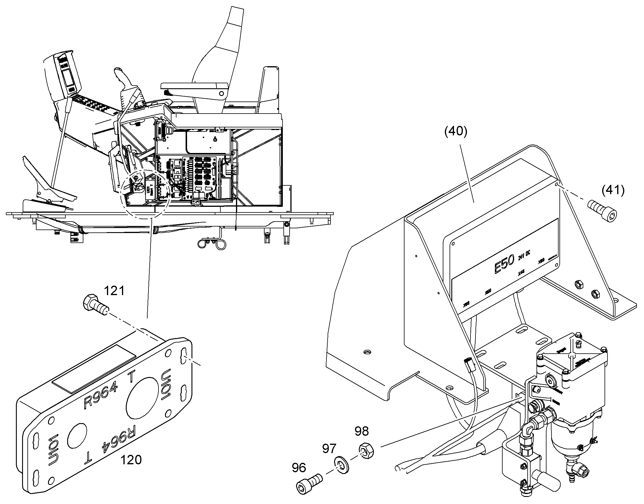 ПЕРЕКЛЮЧЕНИЕ УПРАВЛЕНИЕ AHS 10366208 LIEBHERR