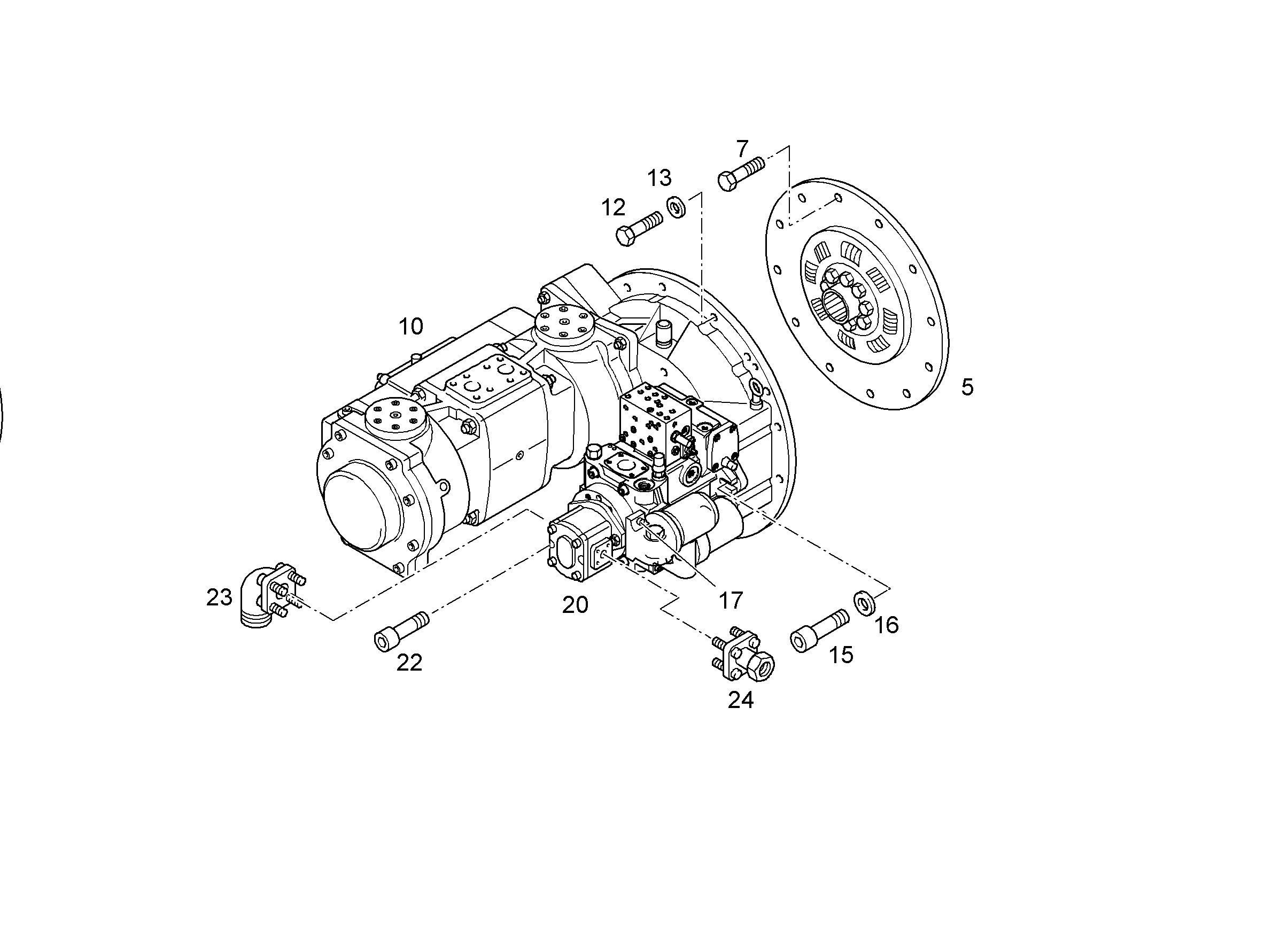 АГРЕГАТ МНОГОКОНТУРНЫЙ 9076044 LIEBHERR