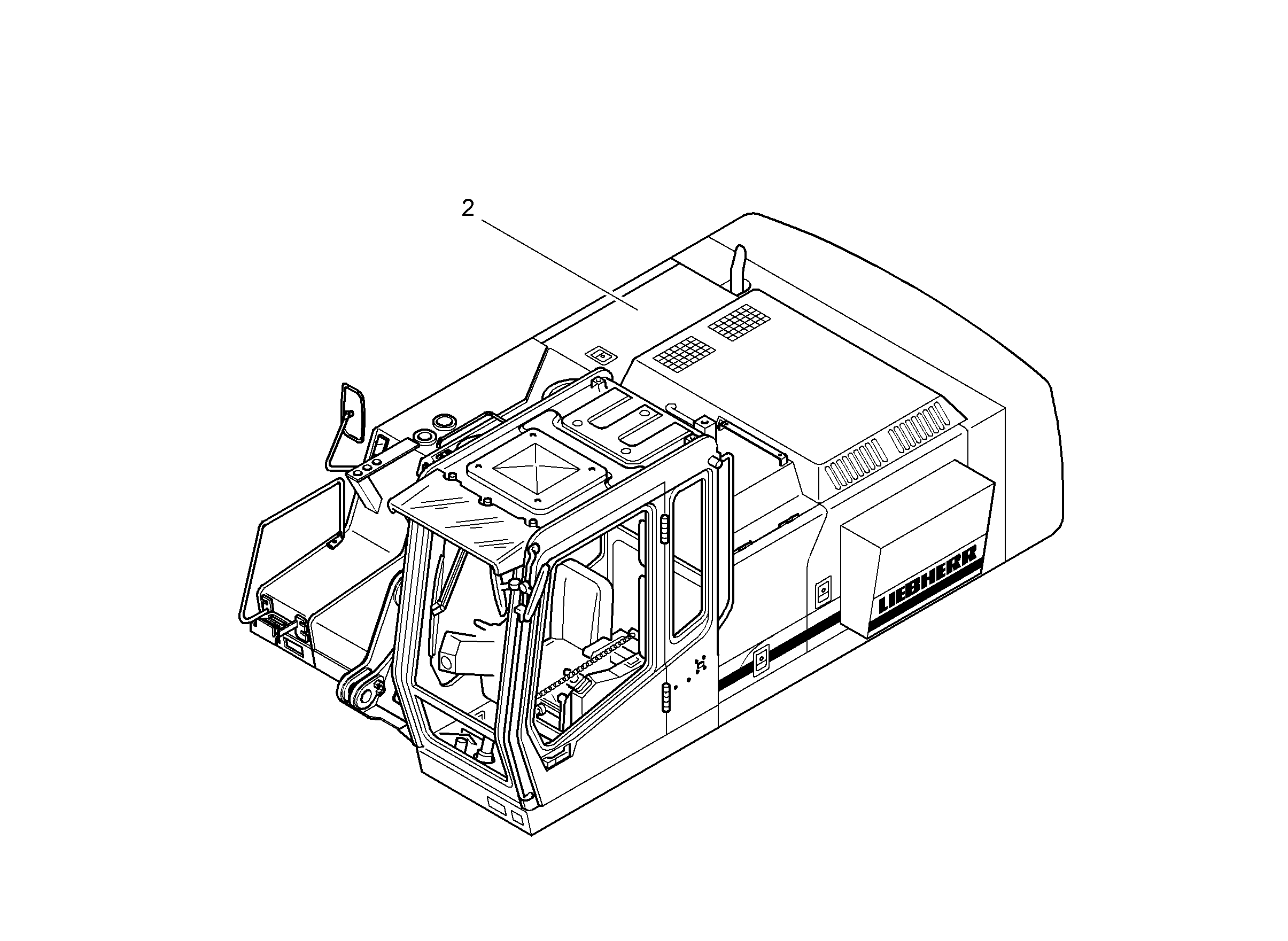 ПОВОРОТНАЯ ПЛАТФОРМА R934TR 9826419 LIEBHERR