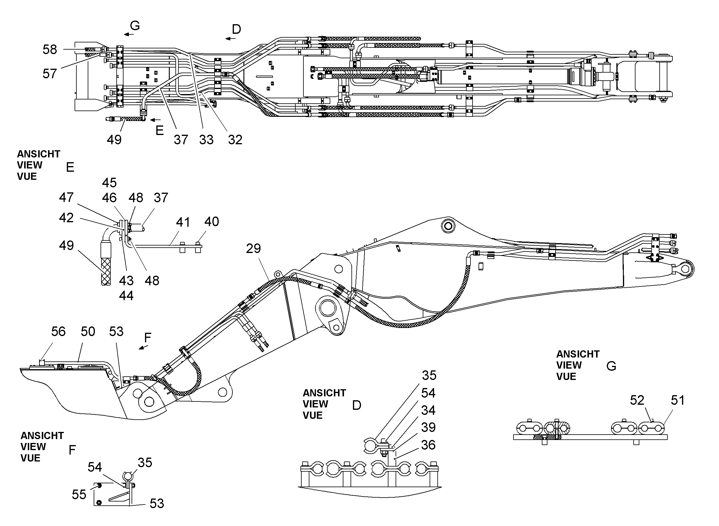 ШЛАНГ 32X1000 10003842 LIEBHERR