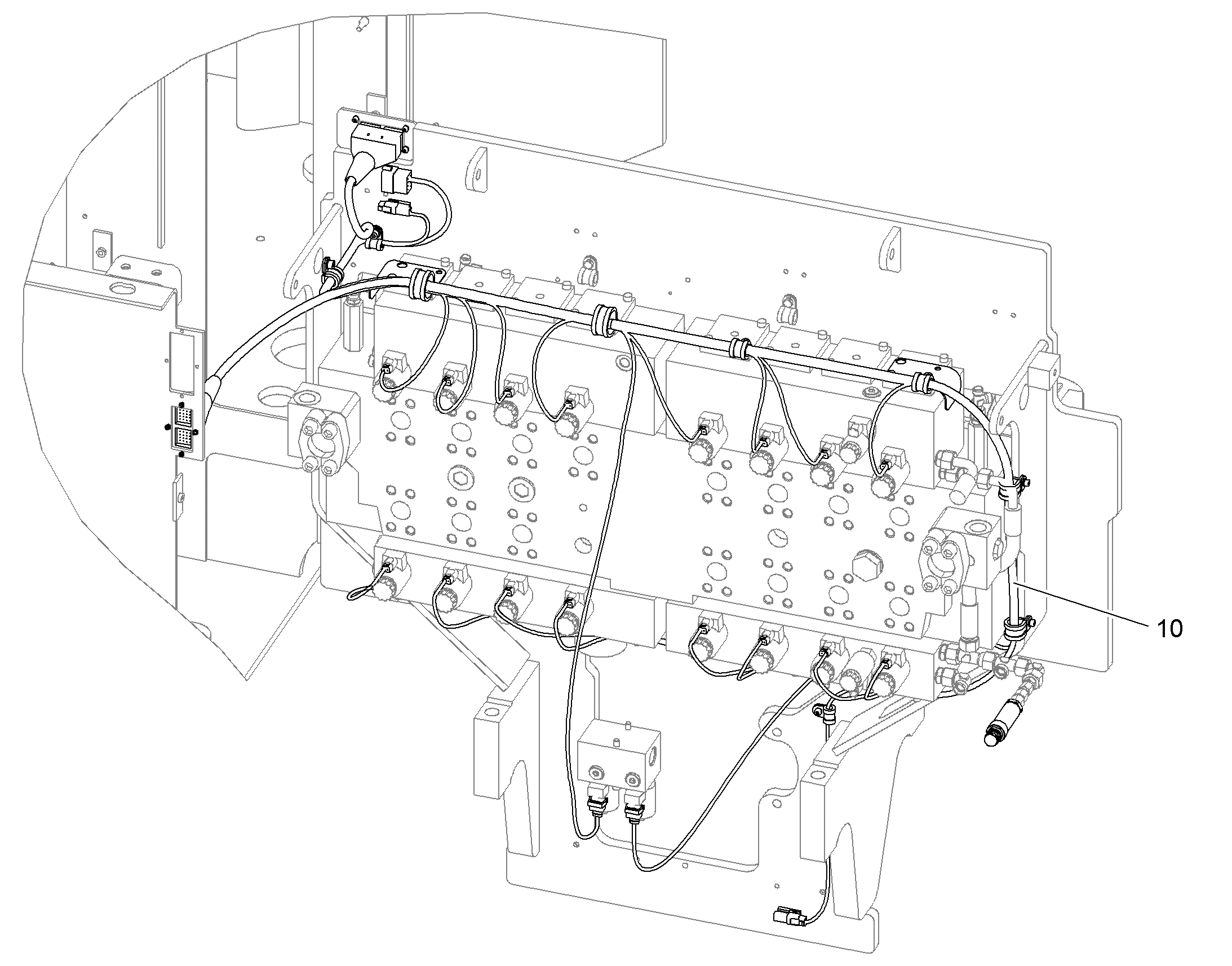 ЭЛЕКТРОПРОВОДКА RAYCHEM 10370065 LIEBHERR
