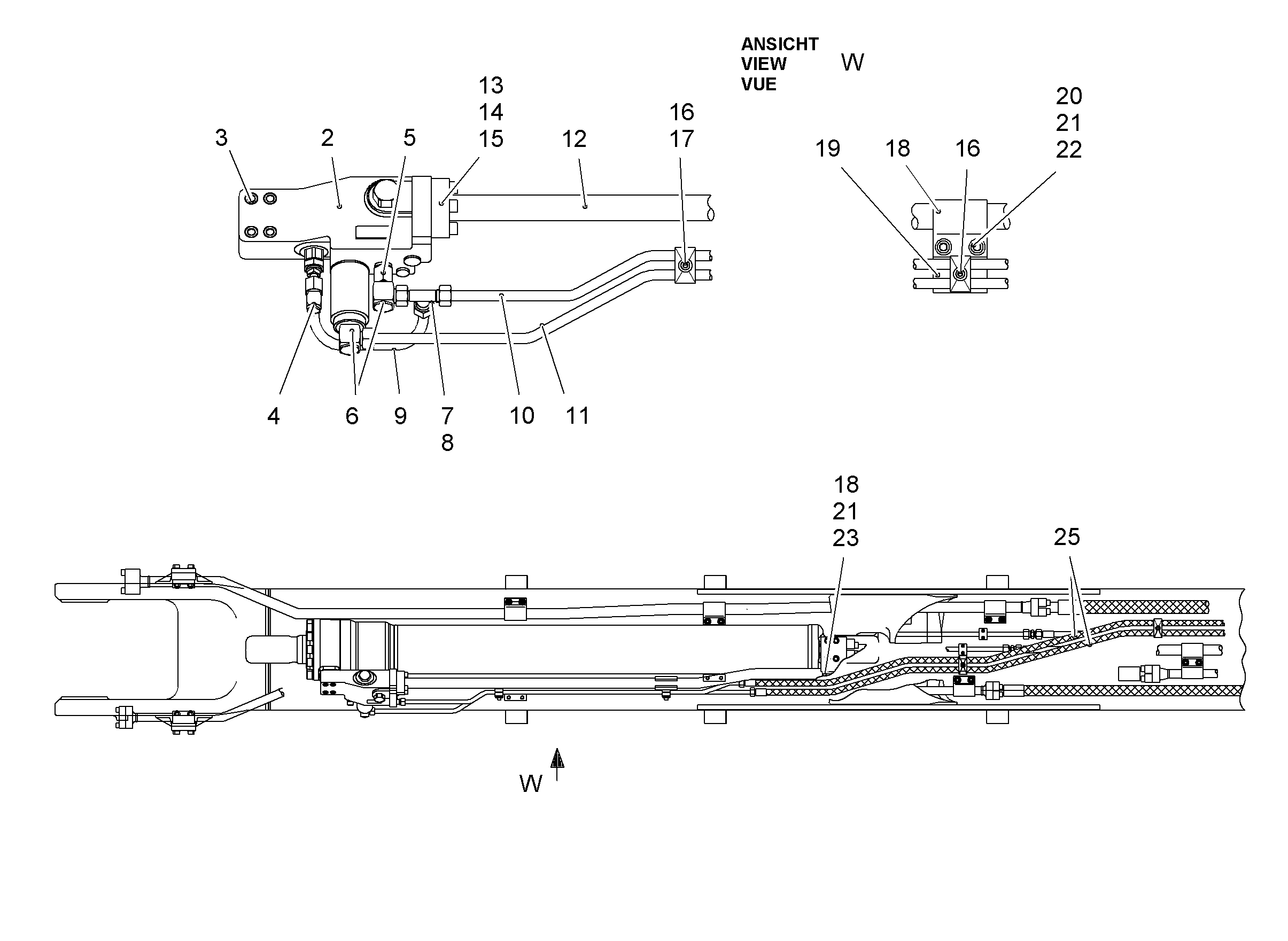 ШЛАНГ 12X2950 10001671 LIEBHERR