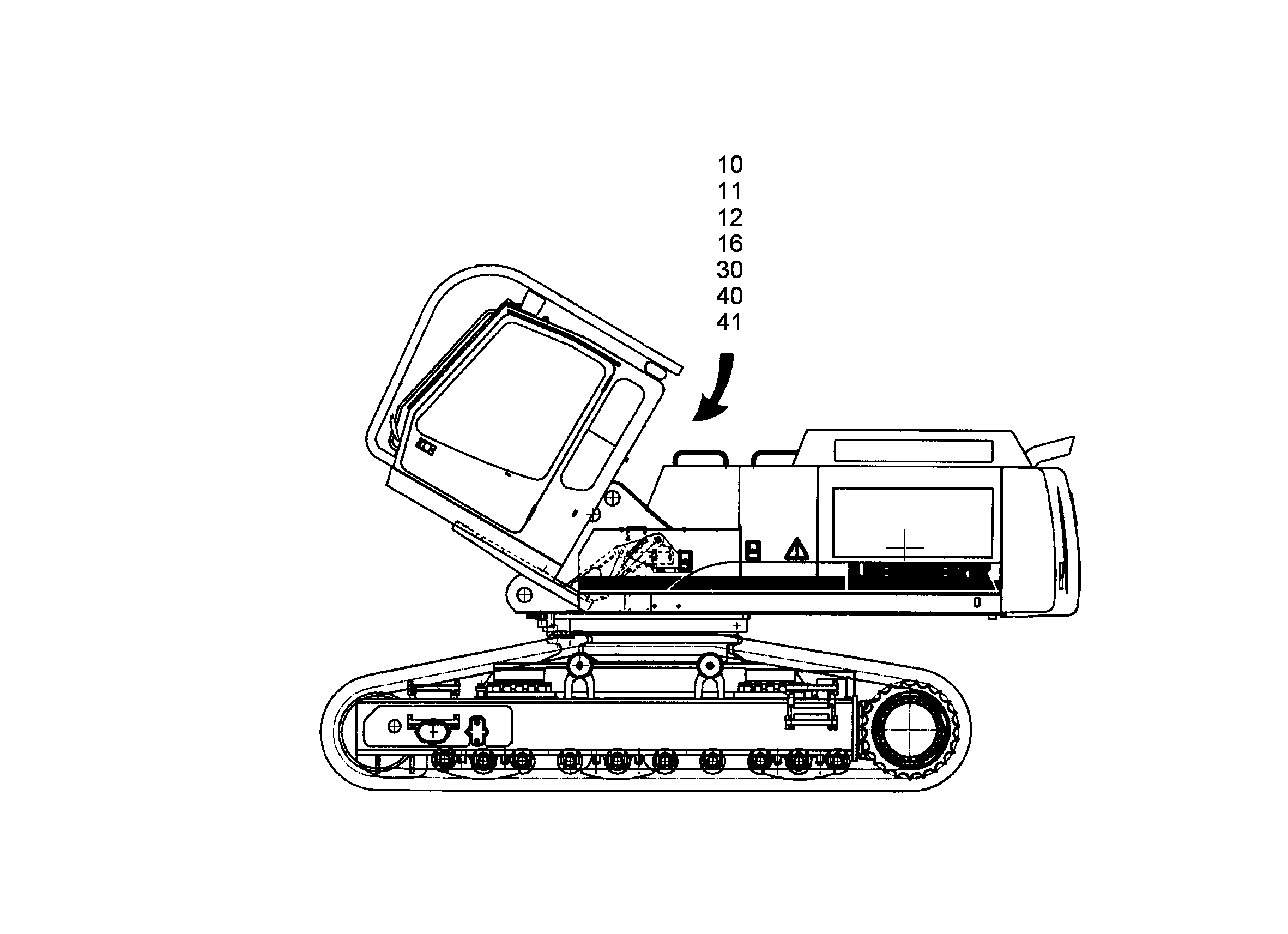 КОМПЛ. ПРОВОДОВ ПОВ. ПЛАТФ. 10052301 LIEBHERR