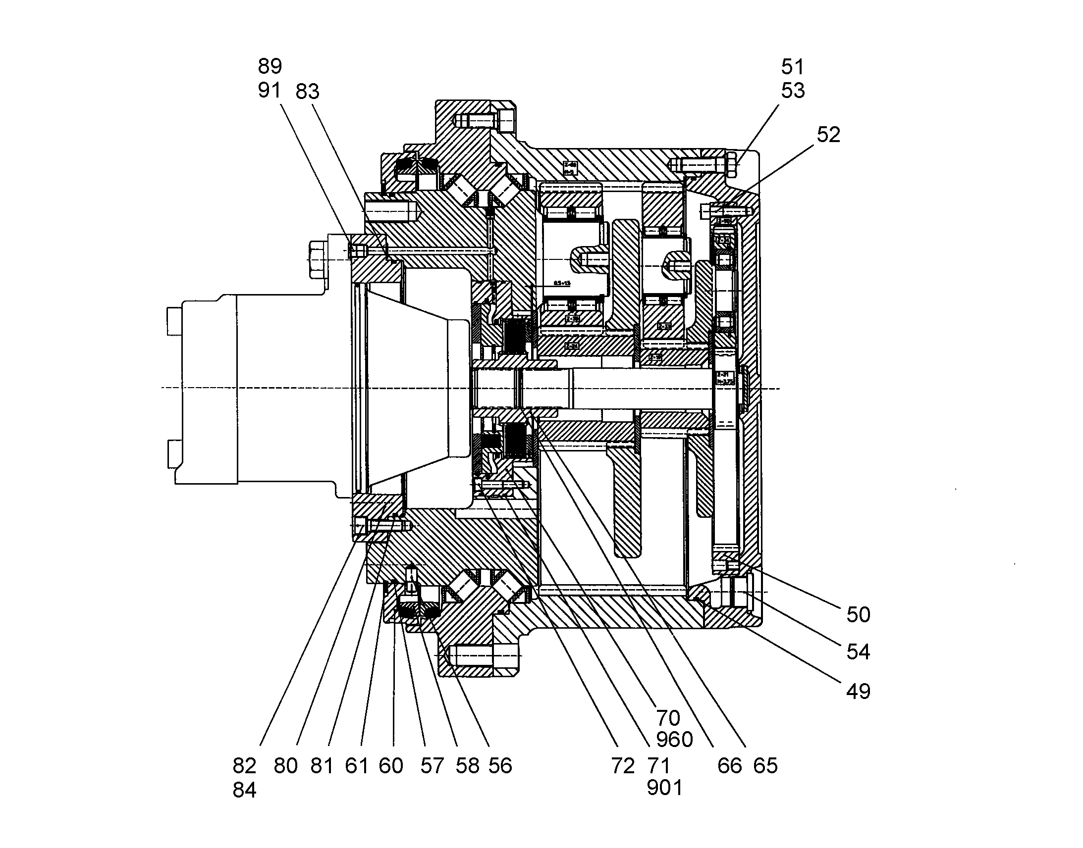 СТОПОРНОЕ КОЛЬЦО DIN 472 41 428110201 LIEBHERR