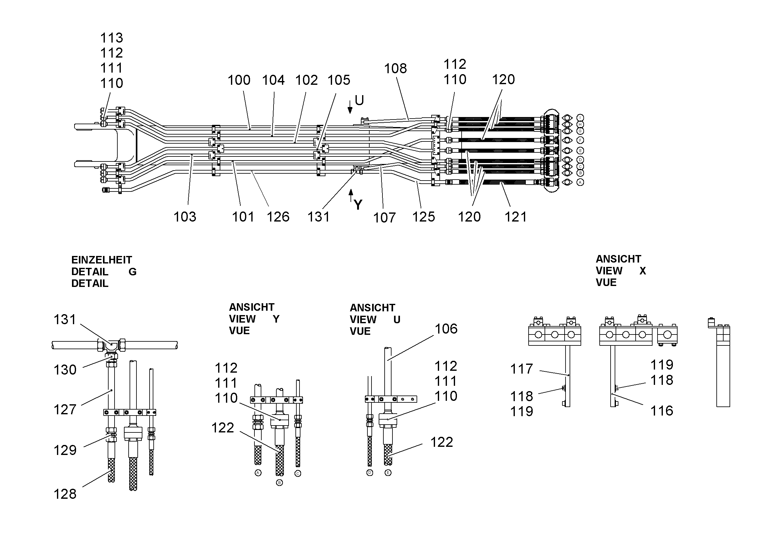 ШЛАНГ 32X1550 10006840 LIEBHERR