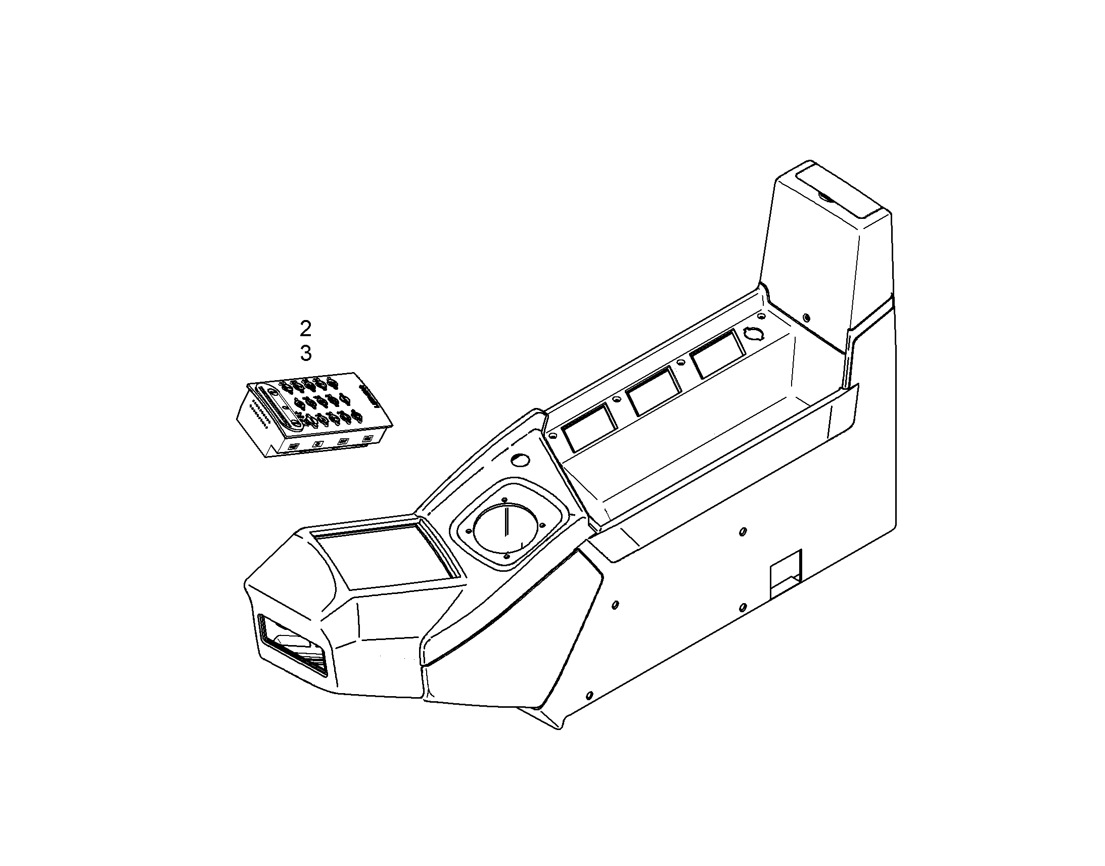 КЛАВИАТУРА УПРАВЛЕНИЯ 931676801 LIEBHERR