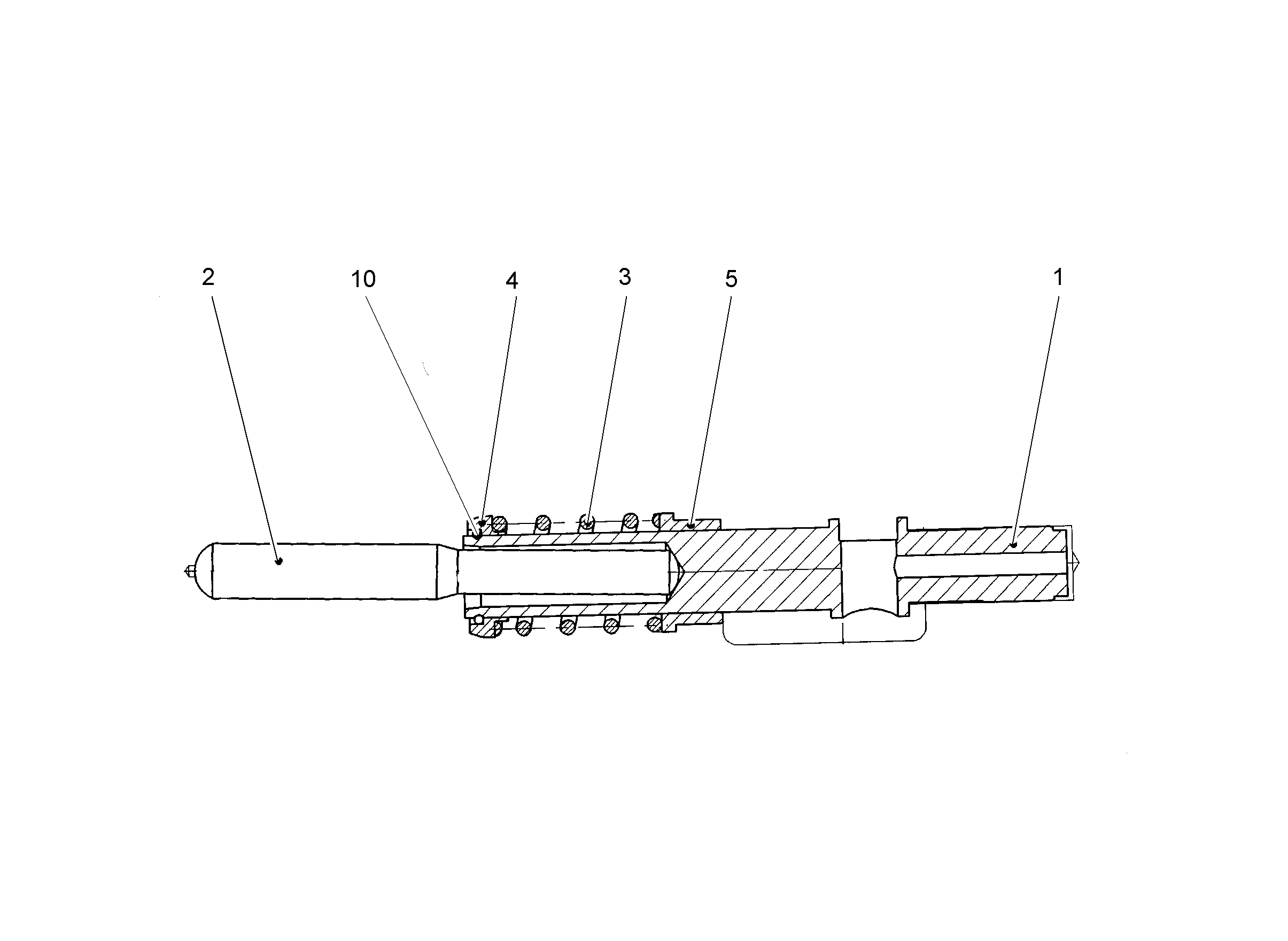 Прижимная пружина 2,6X6X19,1 10008115 LIEBHERR