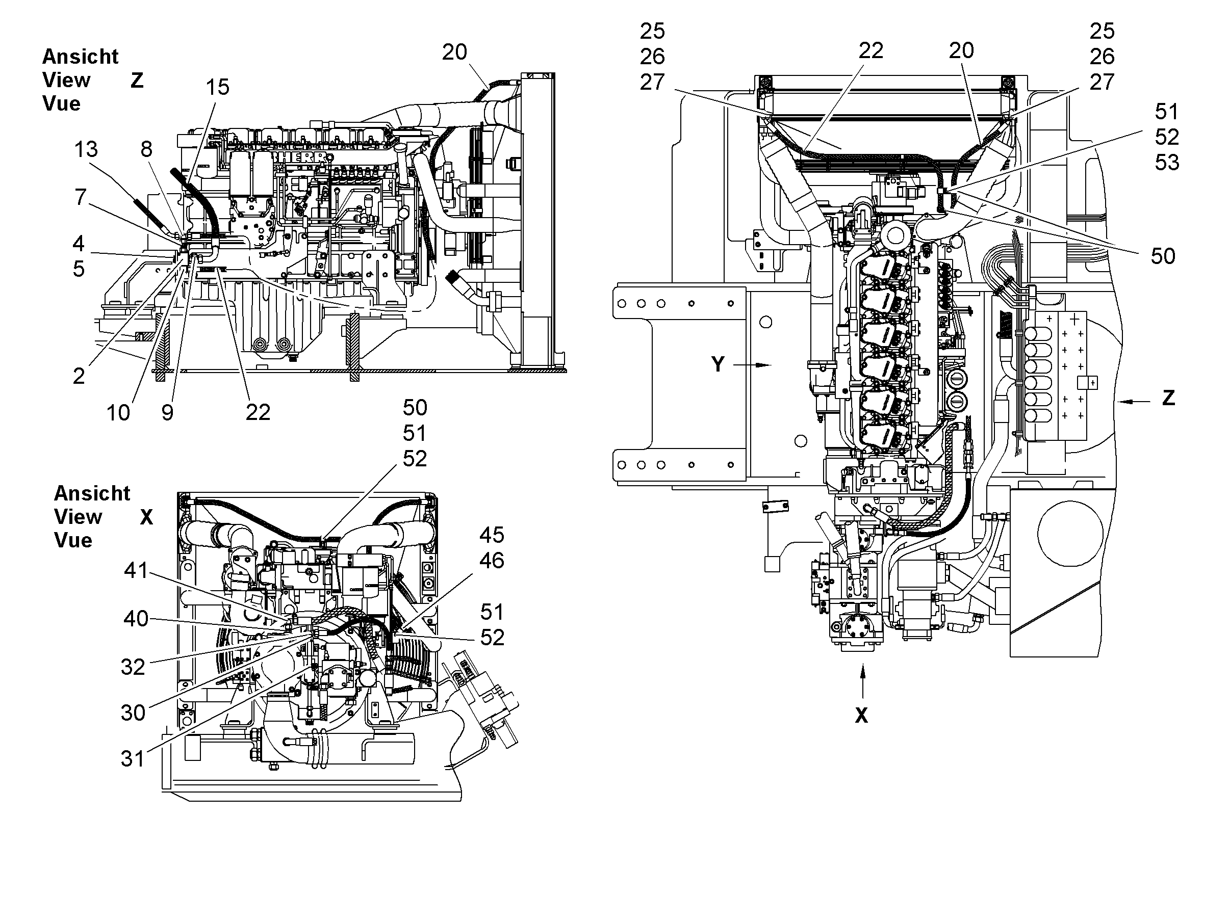ШЛАНГ 12X2450 10003155 LIEBHERR