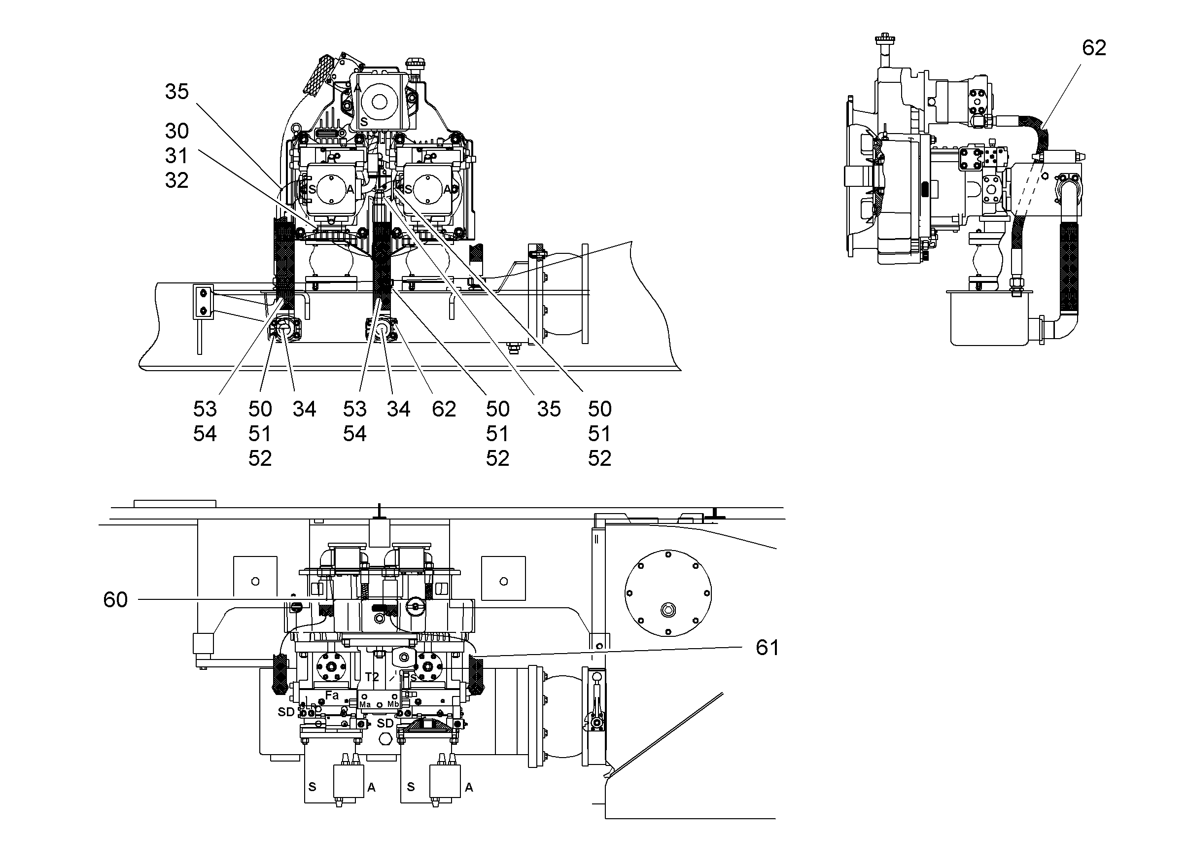 ШЛАНГ 55X320 5611831 LIEBHERR